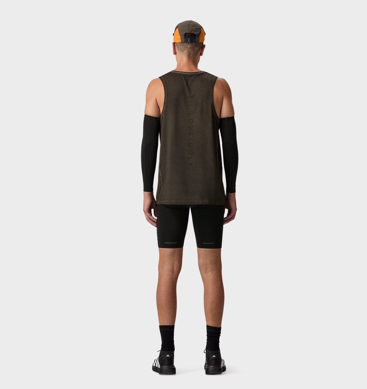 Leo Performance Lined Half Tight - Black