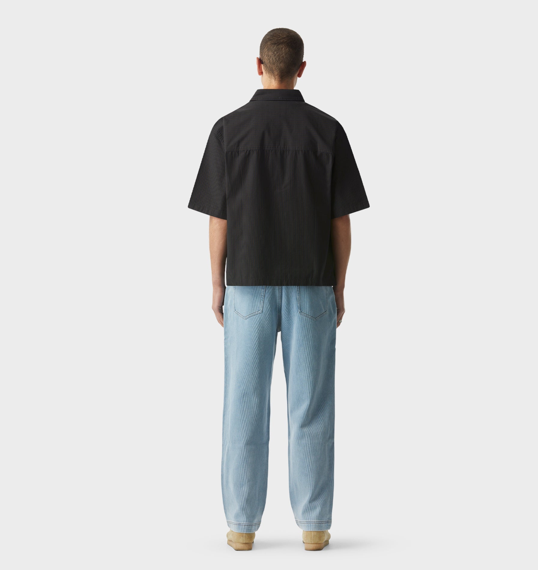 Kai SS Shirt - Navy Check