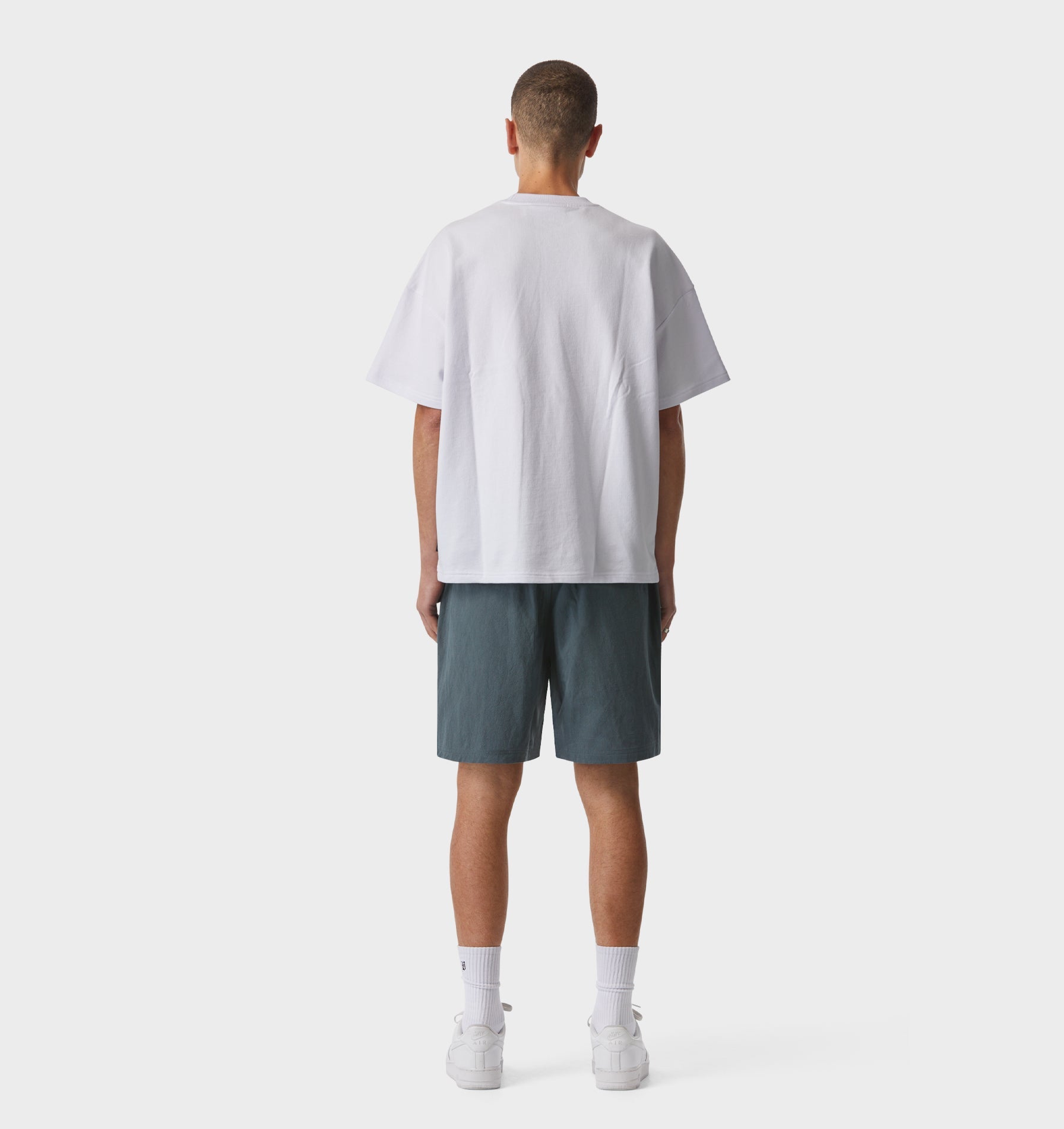 Linen Michael Pleat Short - Bottle Green