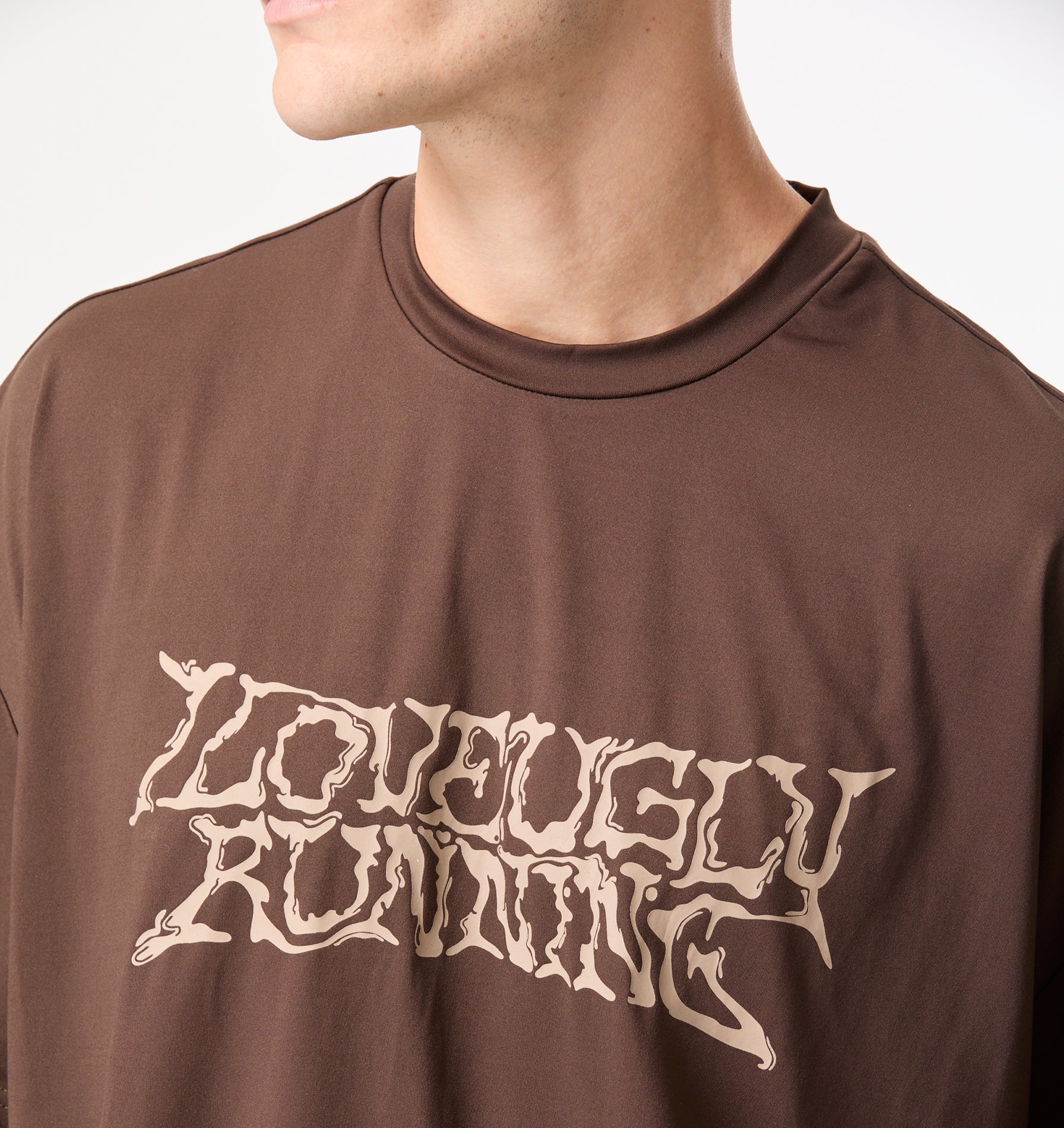 Liquified Active Box Tee - Espresso