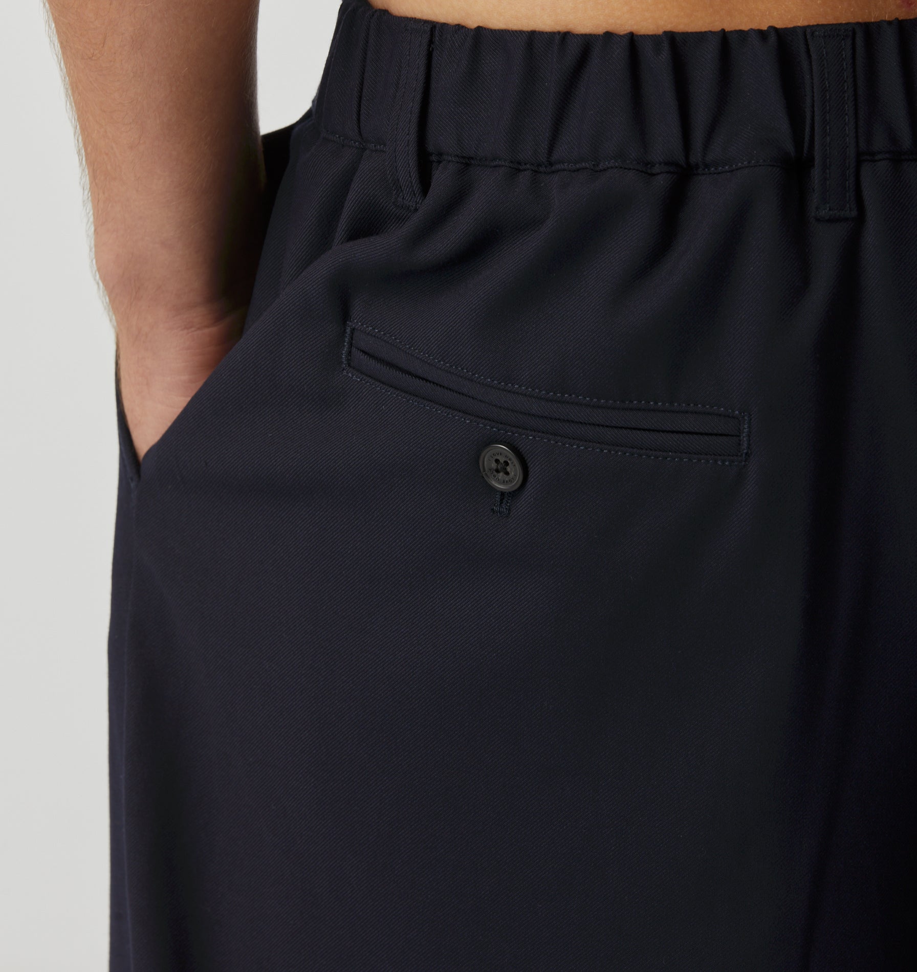 Albert Pleated Pant - Navy