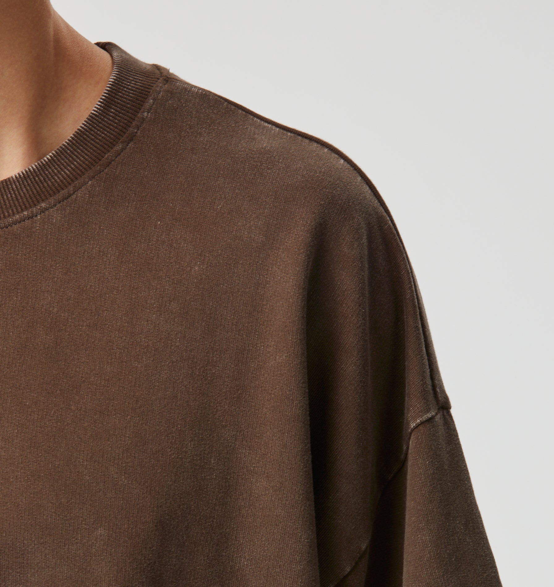 Heavy Box Tee - Aged Espresso