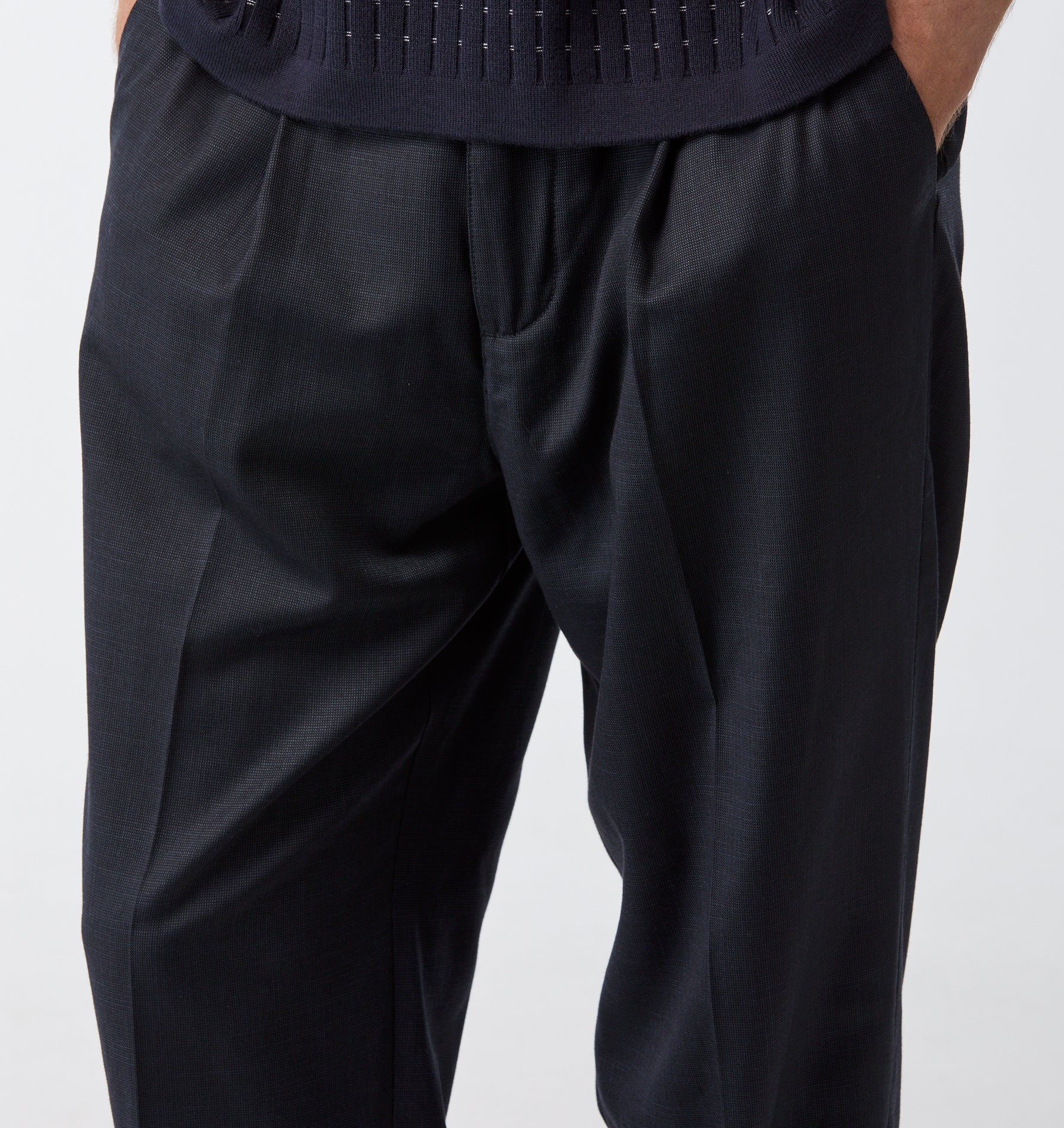Winston Pant - Navy Birdseye