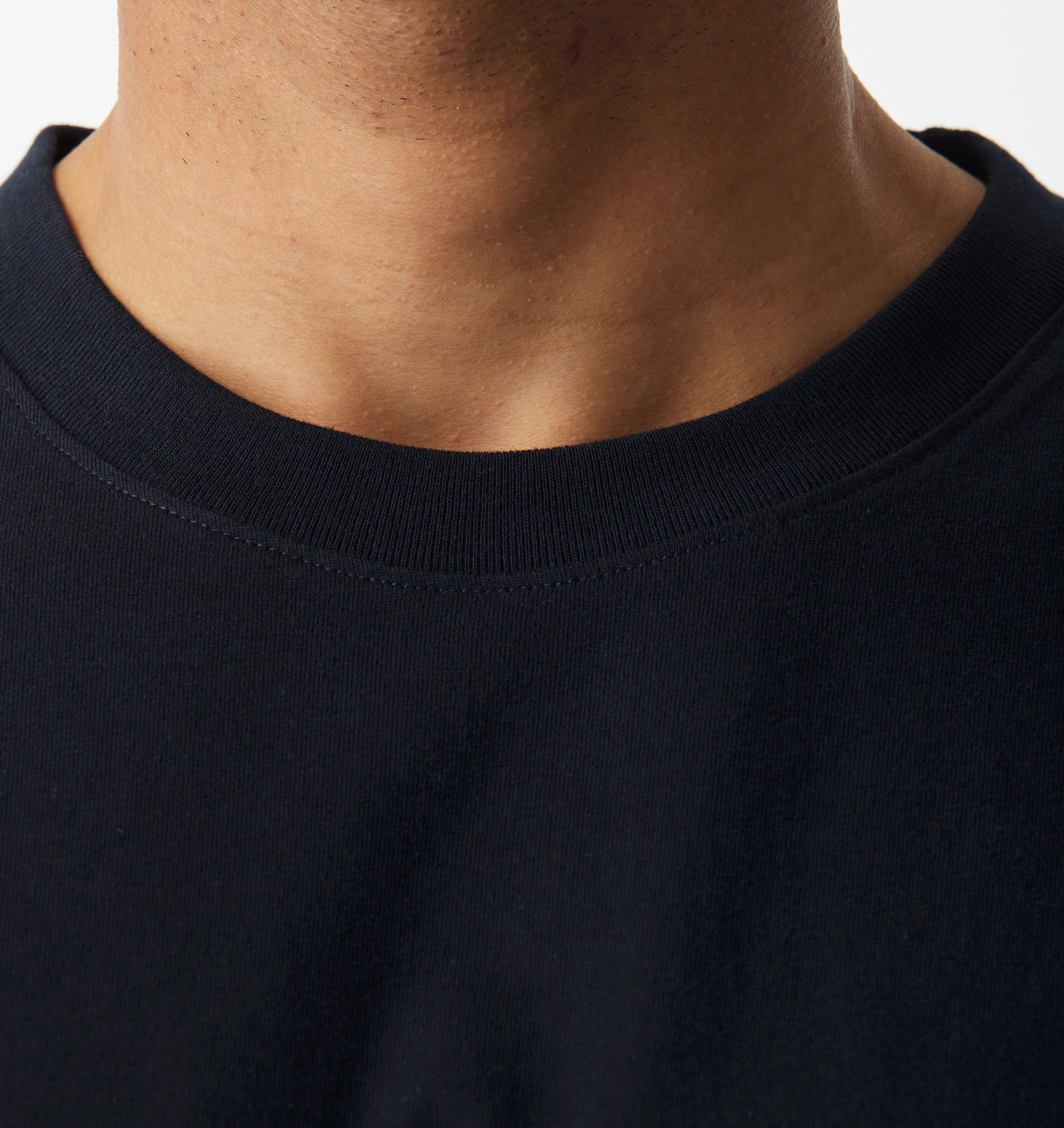 Isaac Cotton Tee - Midnight Navy