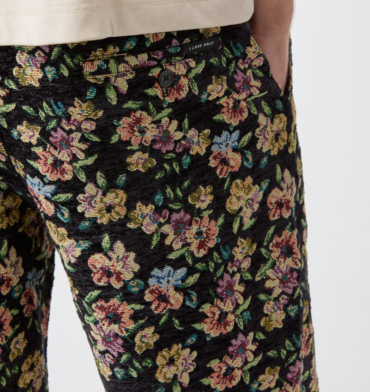 Uniform Straight Pant - Dark Floral