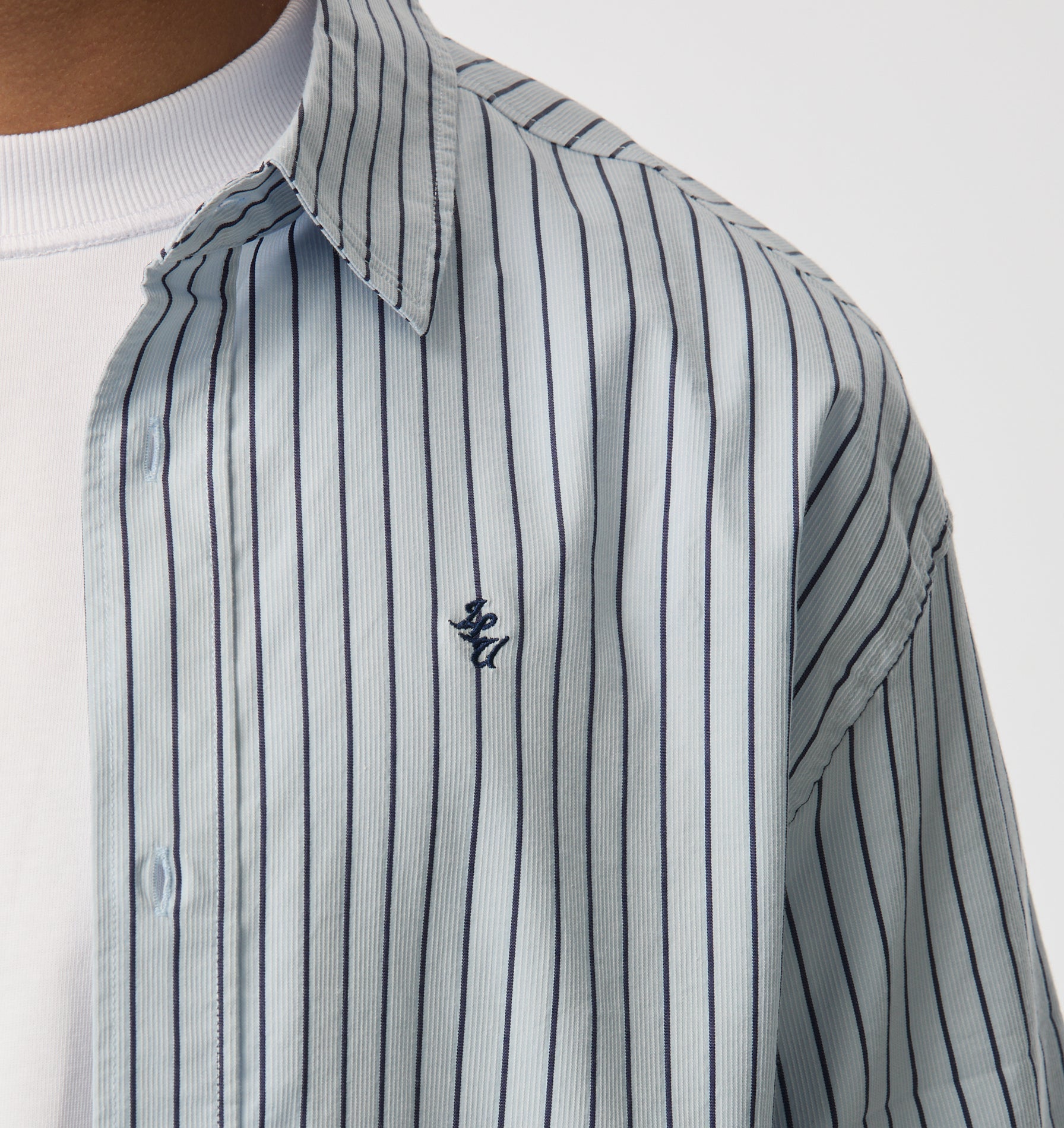 Kai SS Shirt - Blue/Navy Stripe