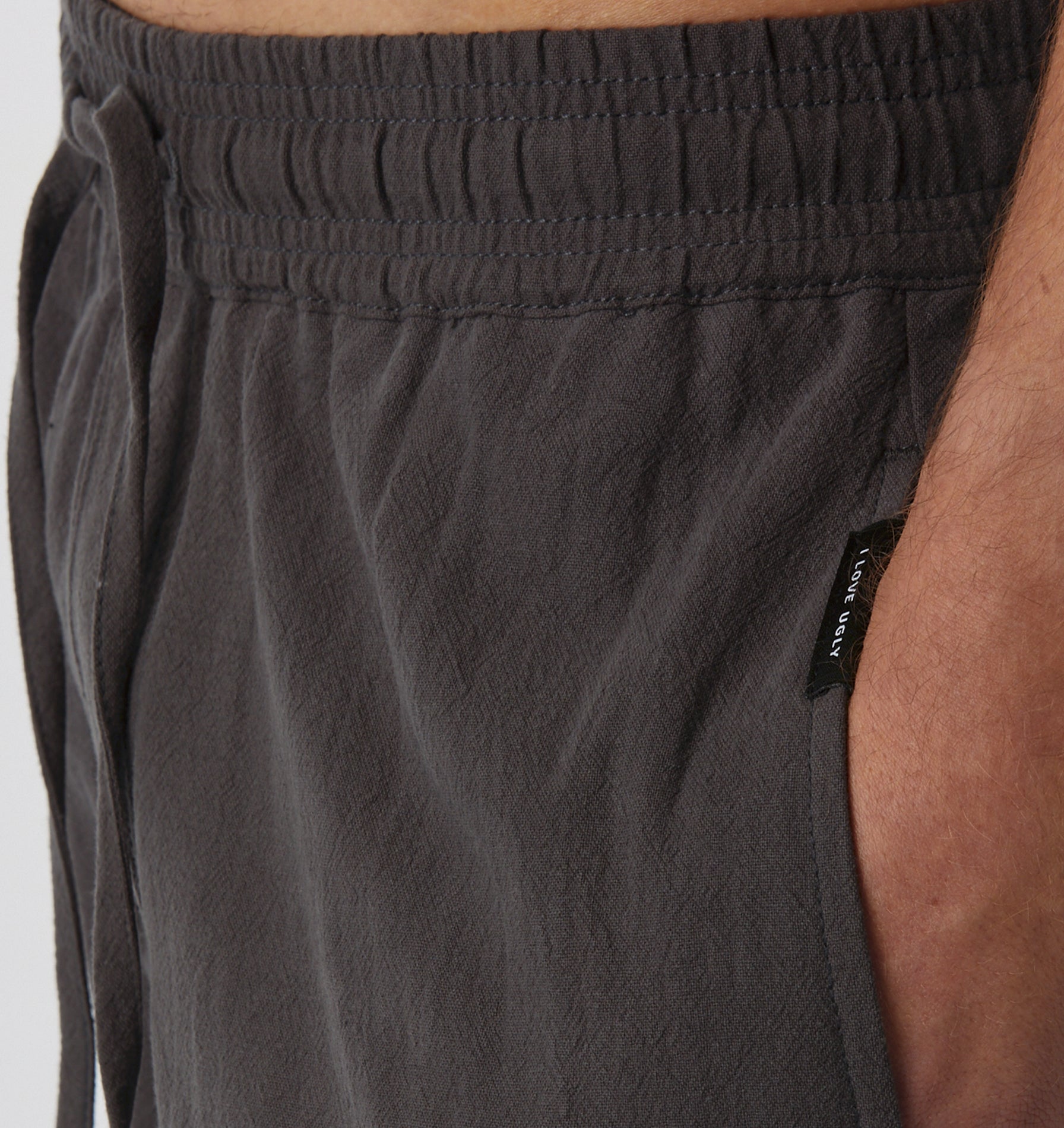 Cooper Linen Pant - Charcoal