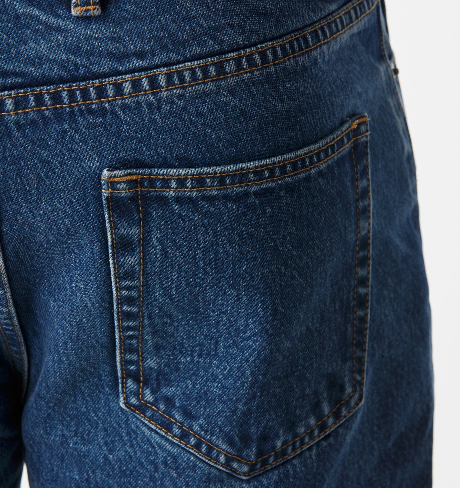 Cropped 90s Denim - True Blue