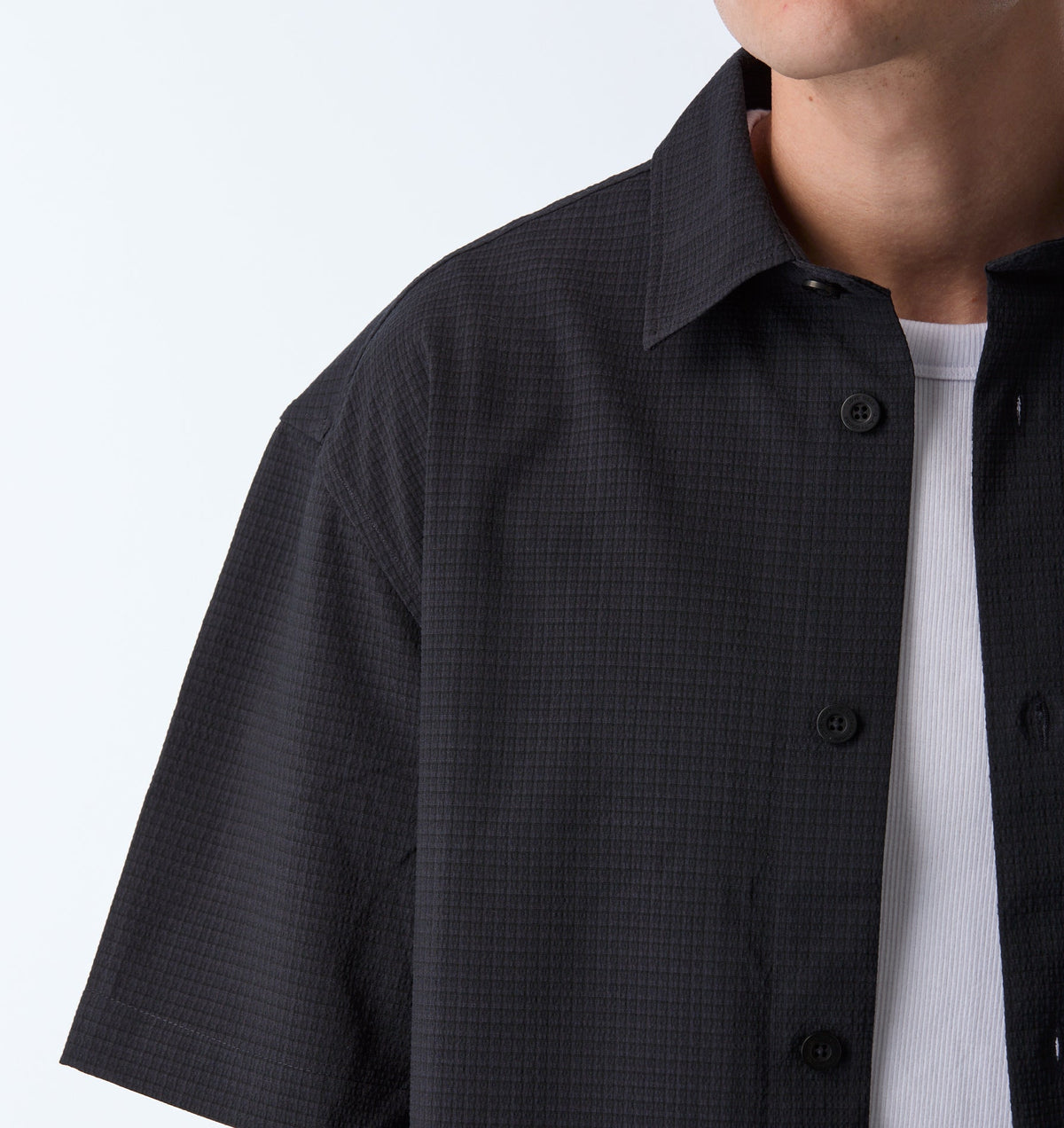Dawson SS Shirt - Navy/Black Check