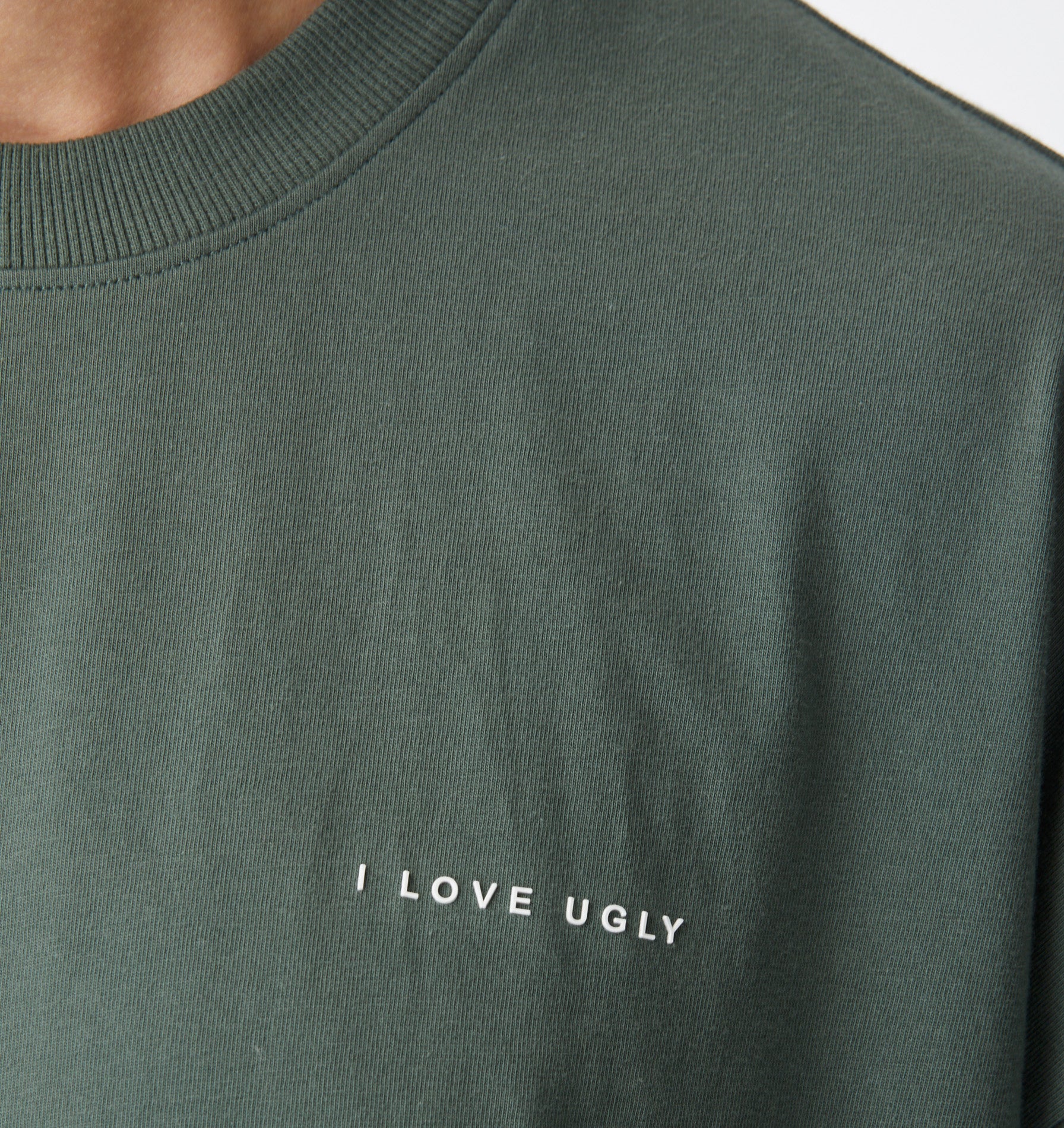 Box Tee - Smokey Green