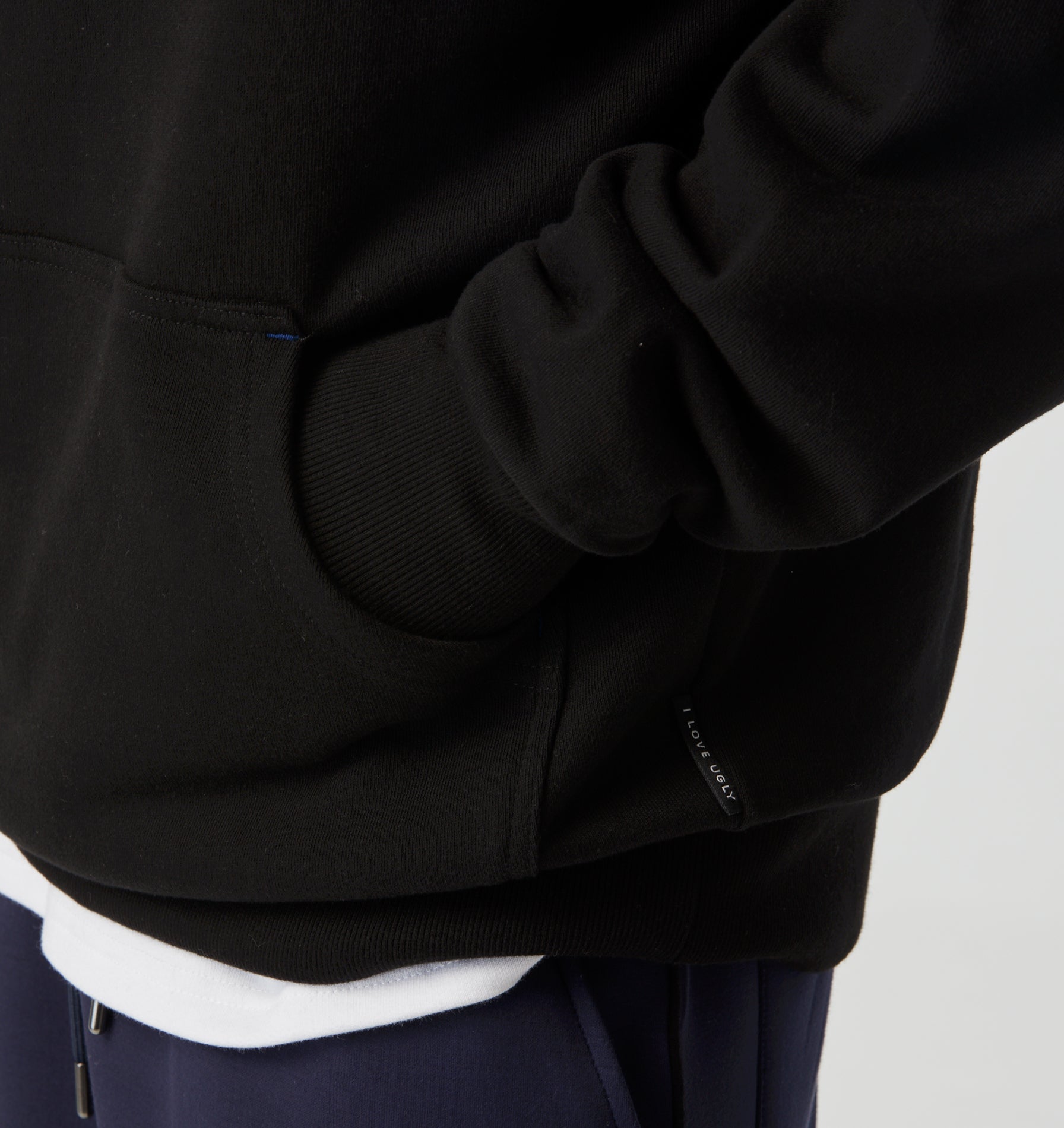 Contrast Logo Box Hood 2.0 - Black/Cobalt