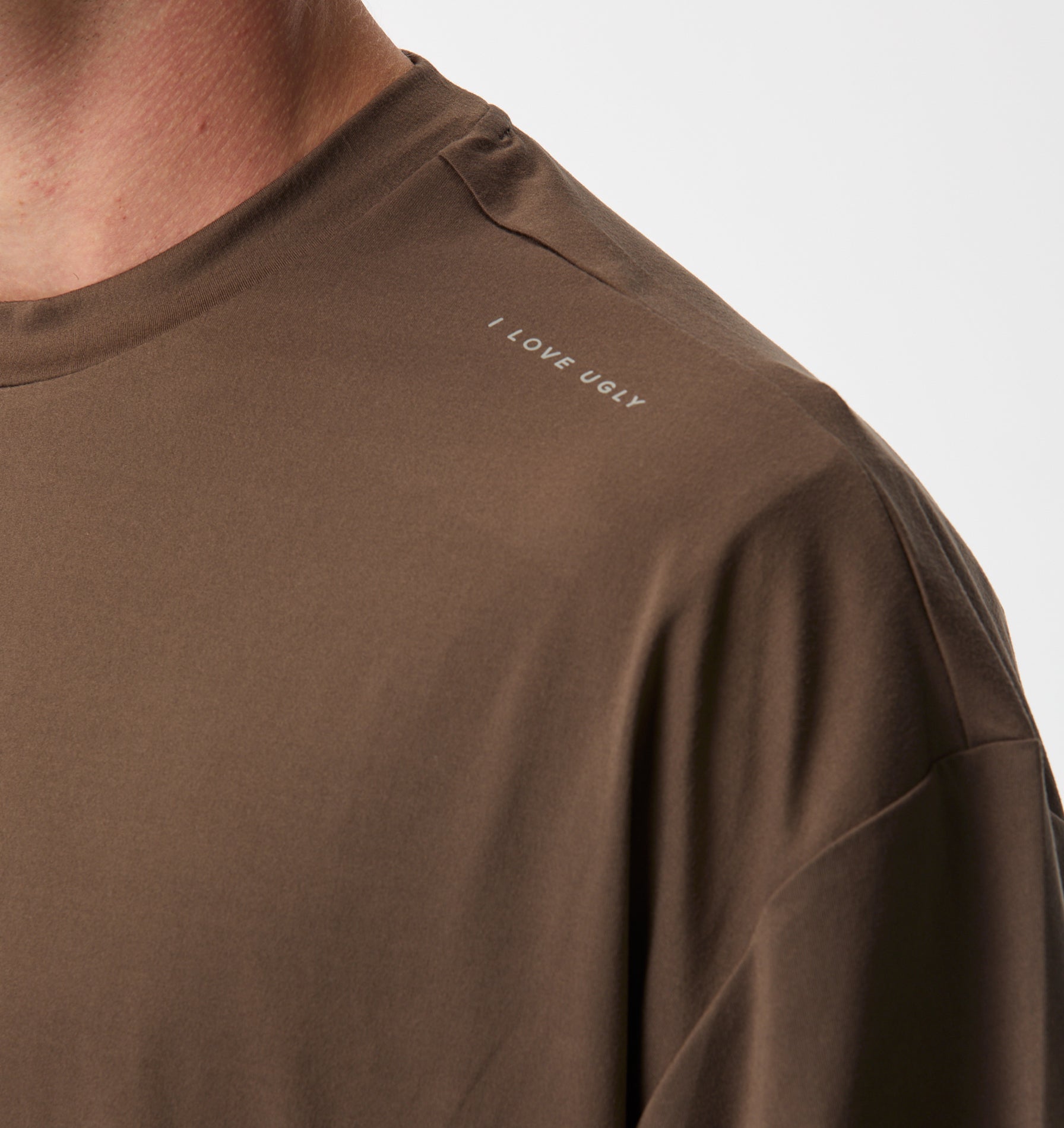 Active Crop Tee - Nutmeg