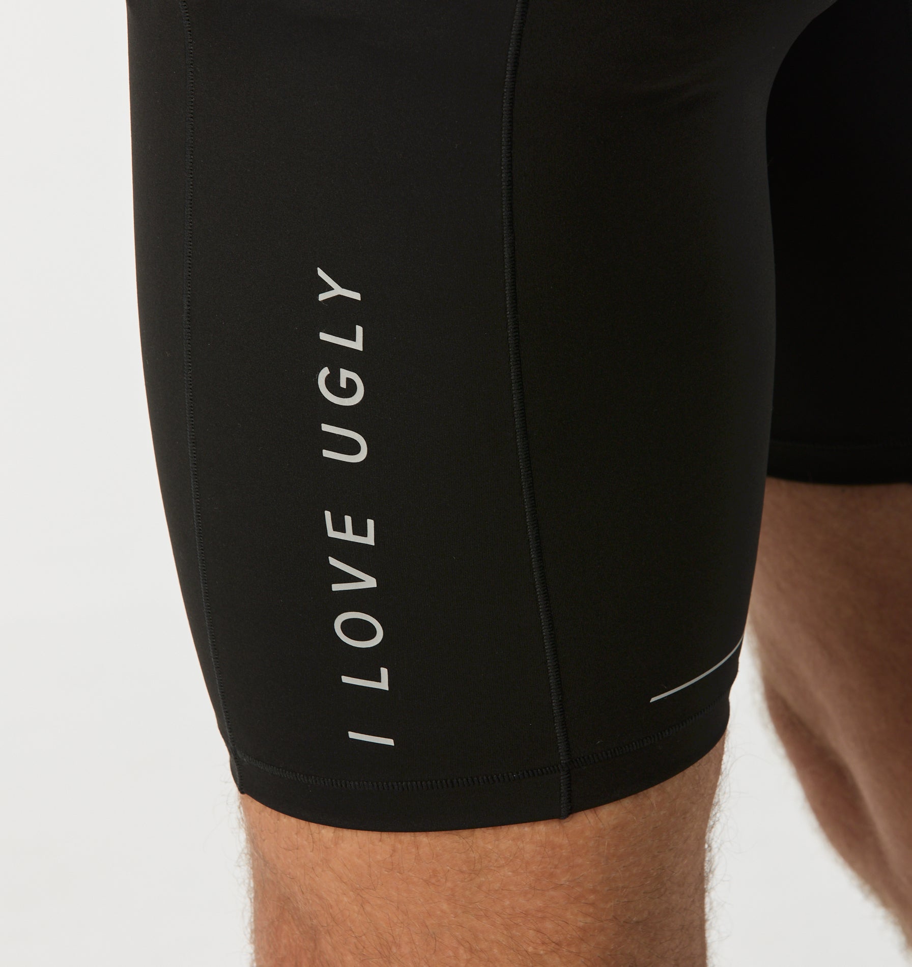 Leo Performance Lined Half Tight - Black