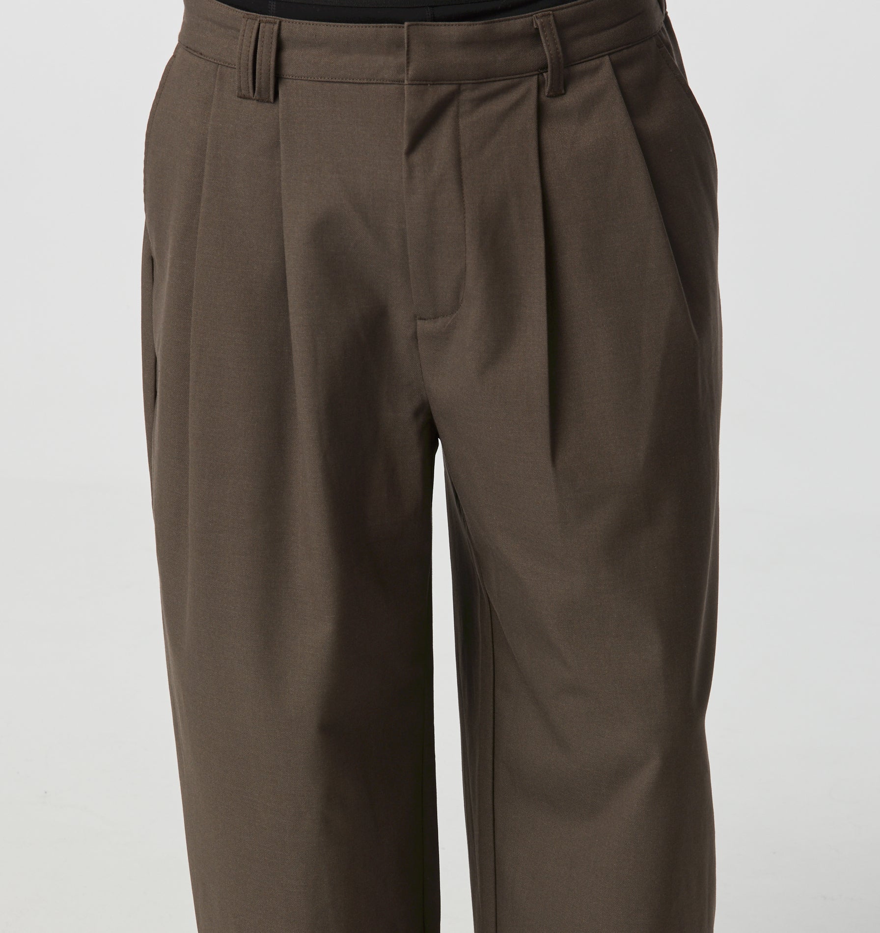 Albert Pleated Pant - Mushroom