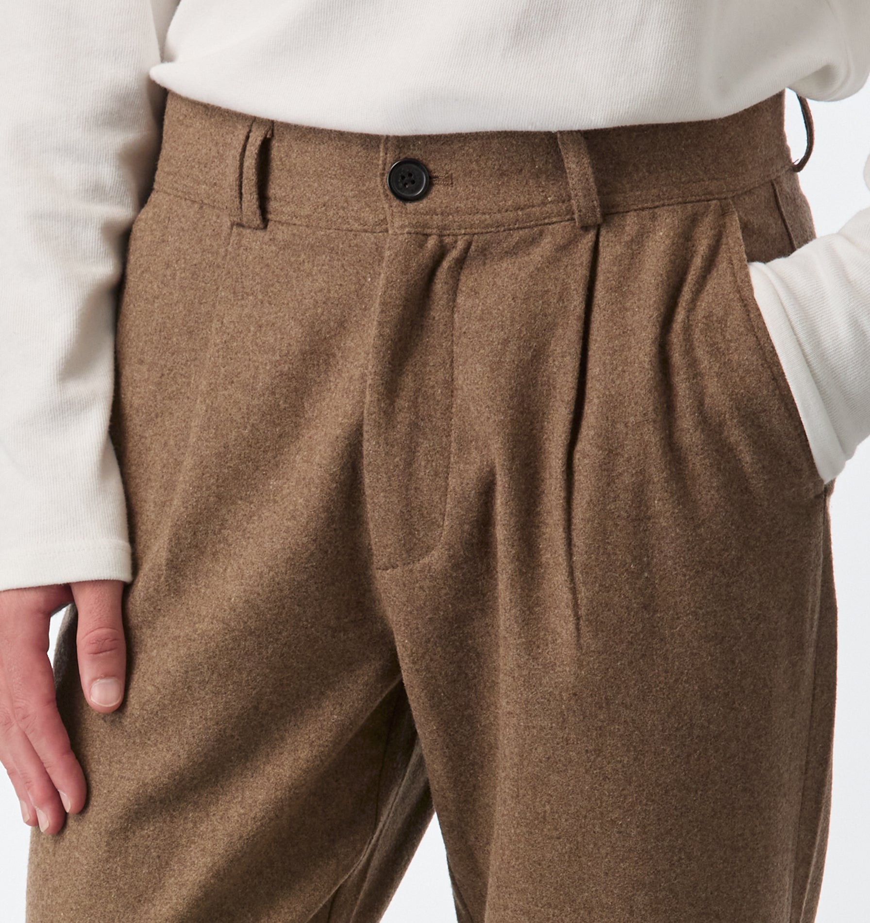 Kobe Pant - Mushroom Wool