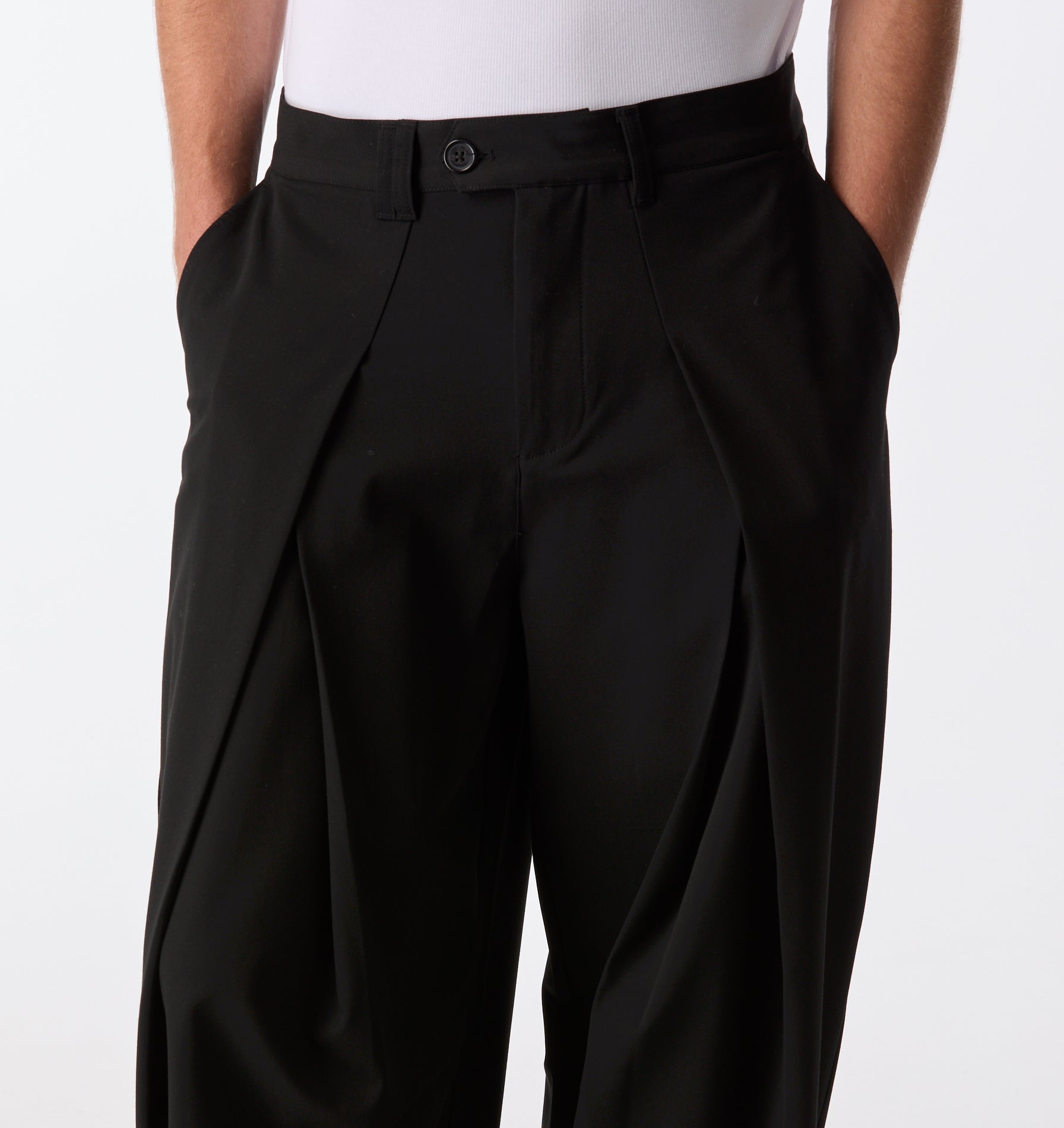 Vermont Pleat Pant - Black | I Love Ugly US