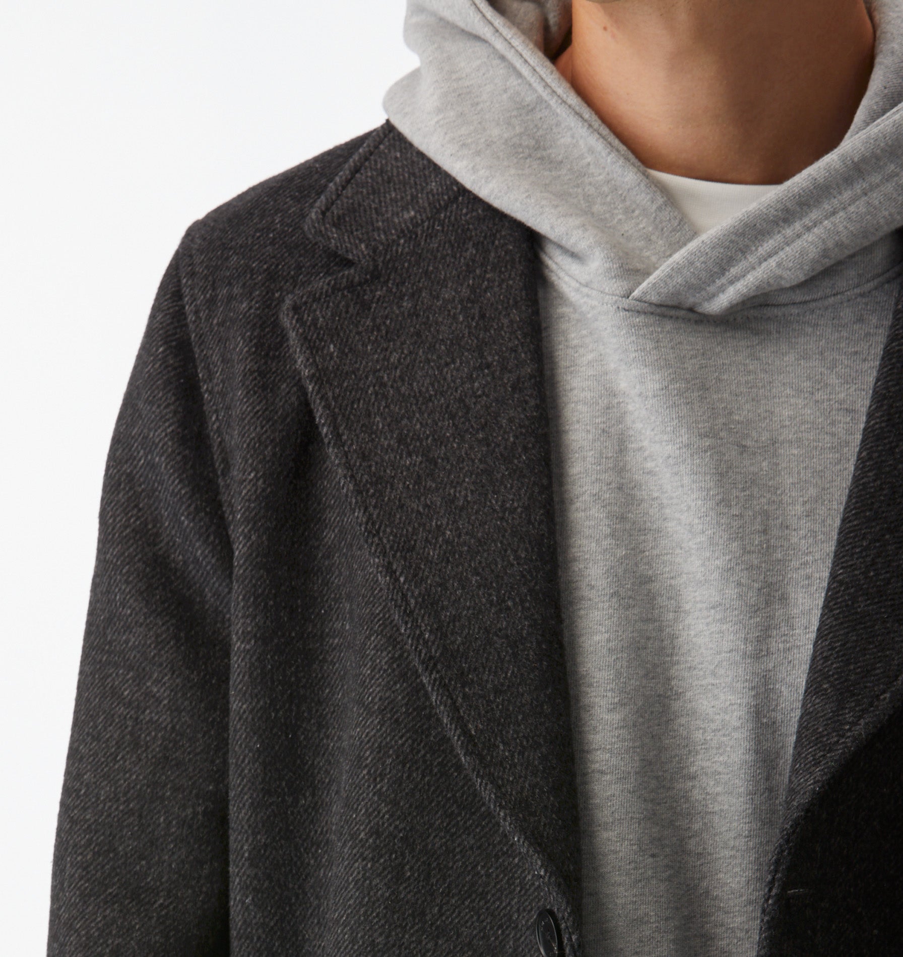 Don Car Coat - Charcoal