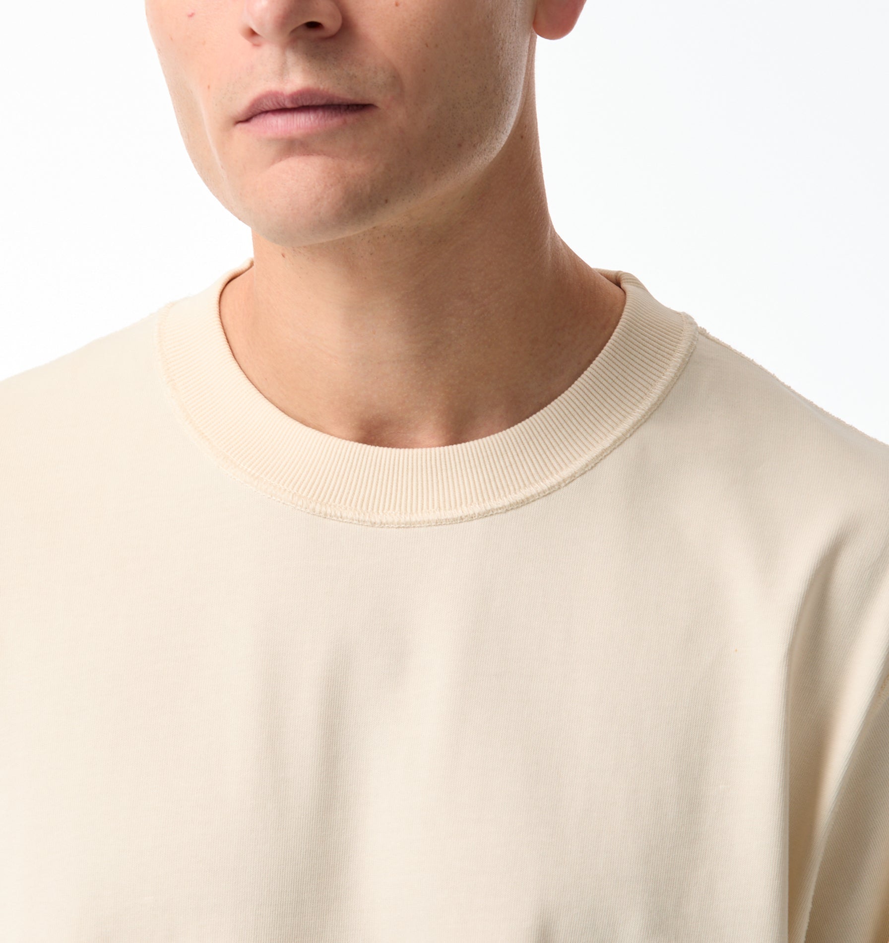 Crop Box Tee - Off White