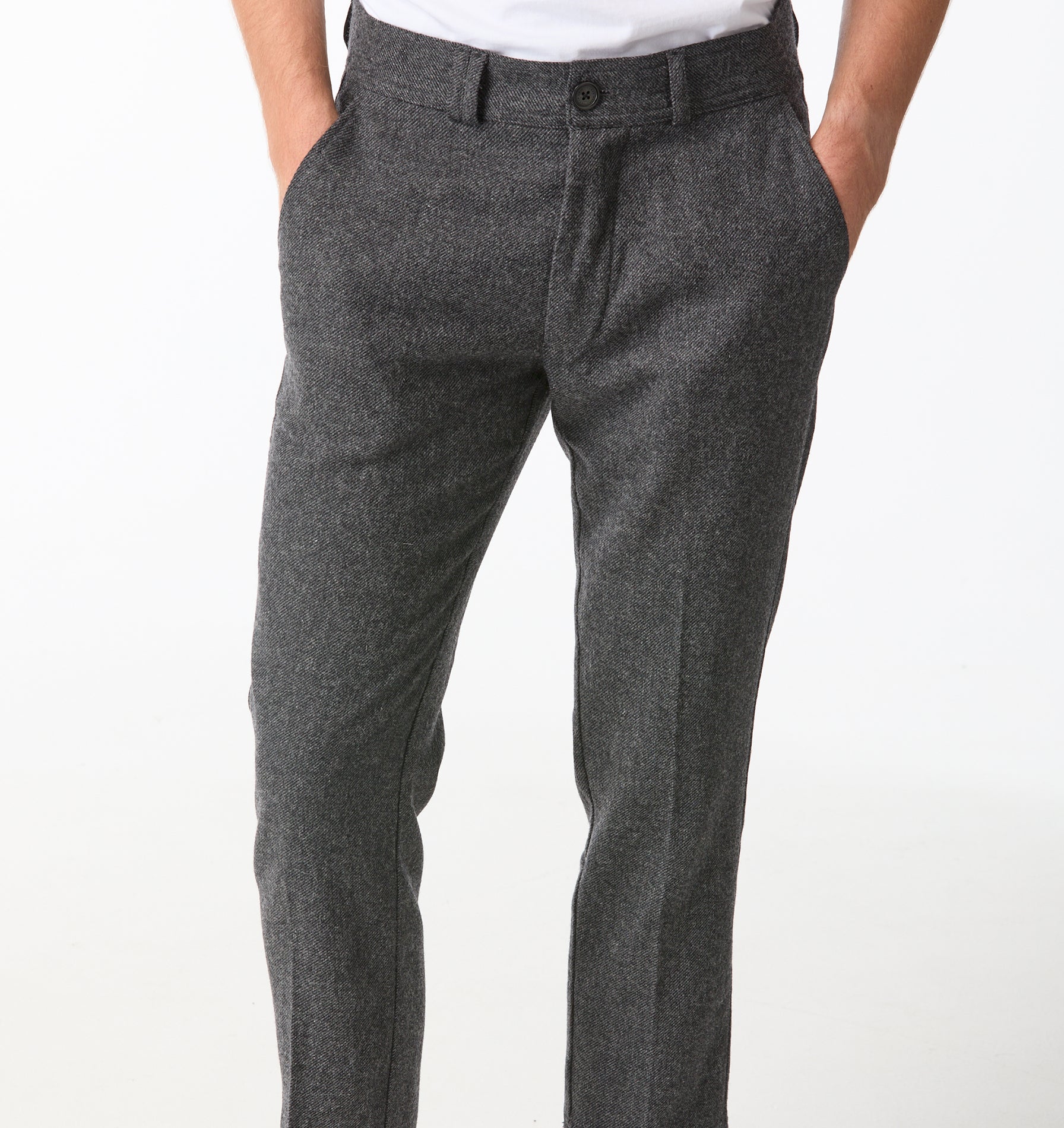 Slim Kobe Pant - Regular - Charcoal Wool
