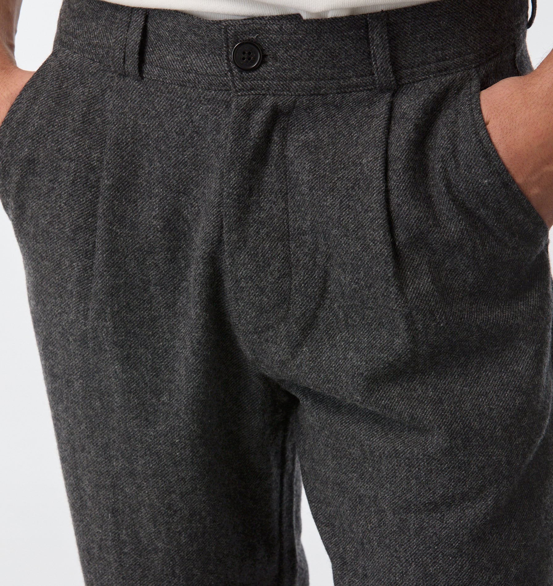 Kobe Pant - Charcoal Wool