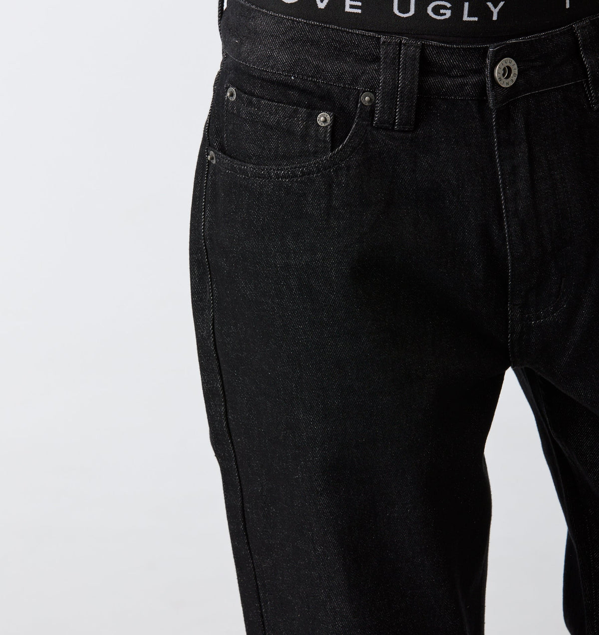 Tobi Straight Denim - Black