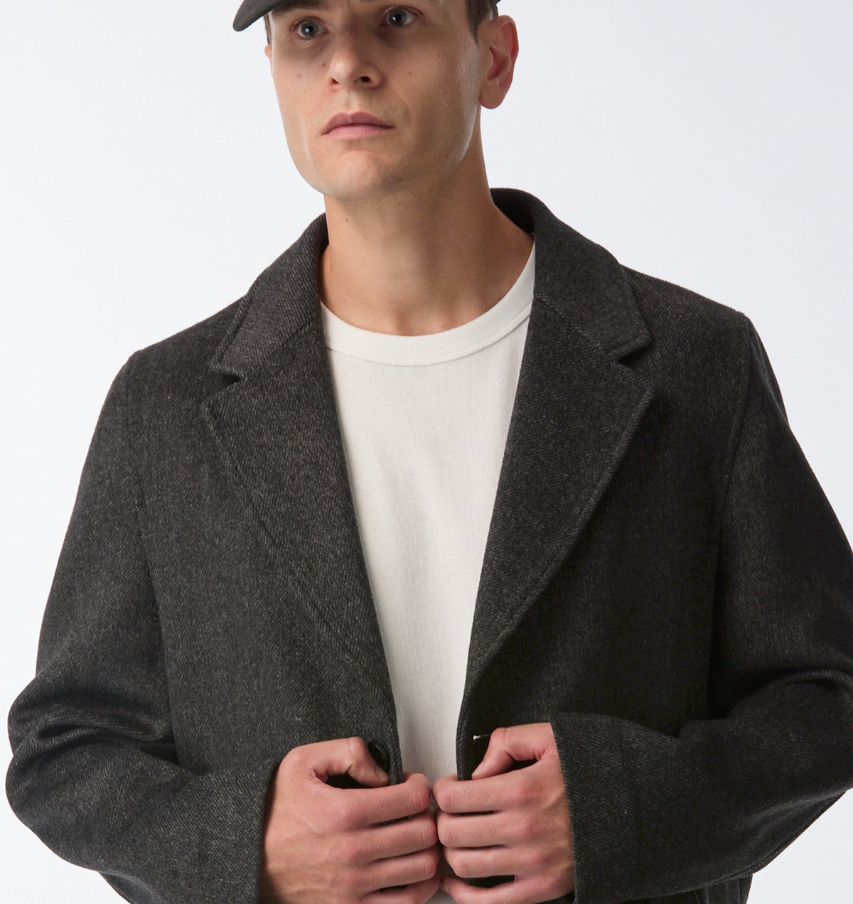 Don Car Coat - Charcoal