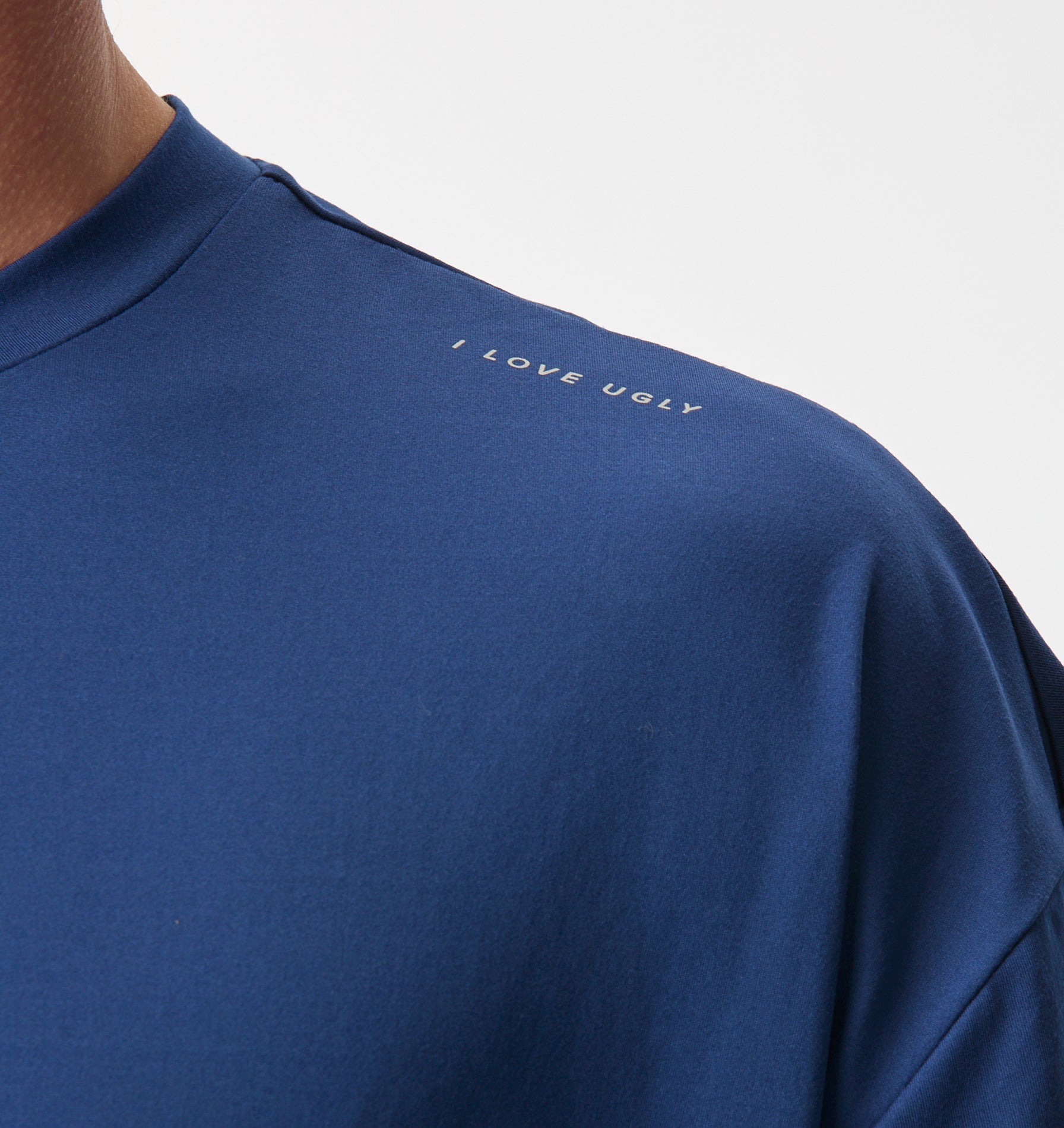 Active Crop Tee - Cobalt