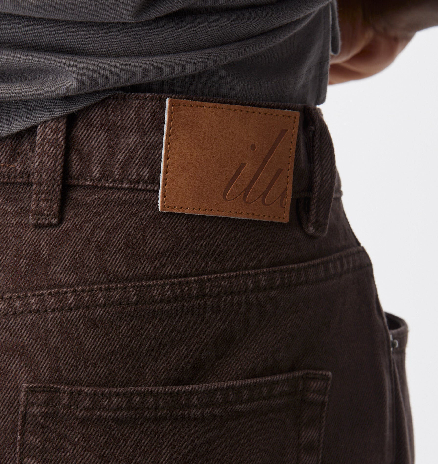 Cropped 90s Denim - Espresso