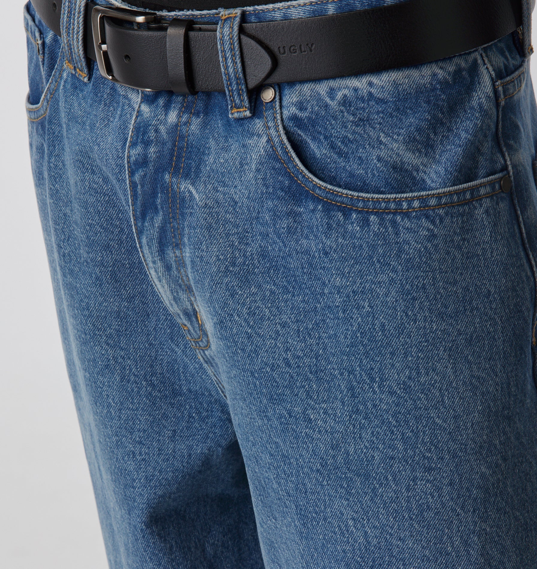 Balloon Denim in Washed Vintage Blue | I Love Ugly US