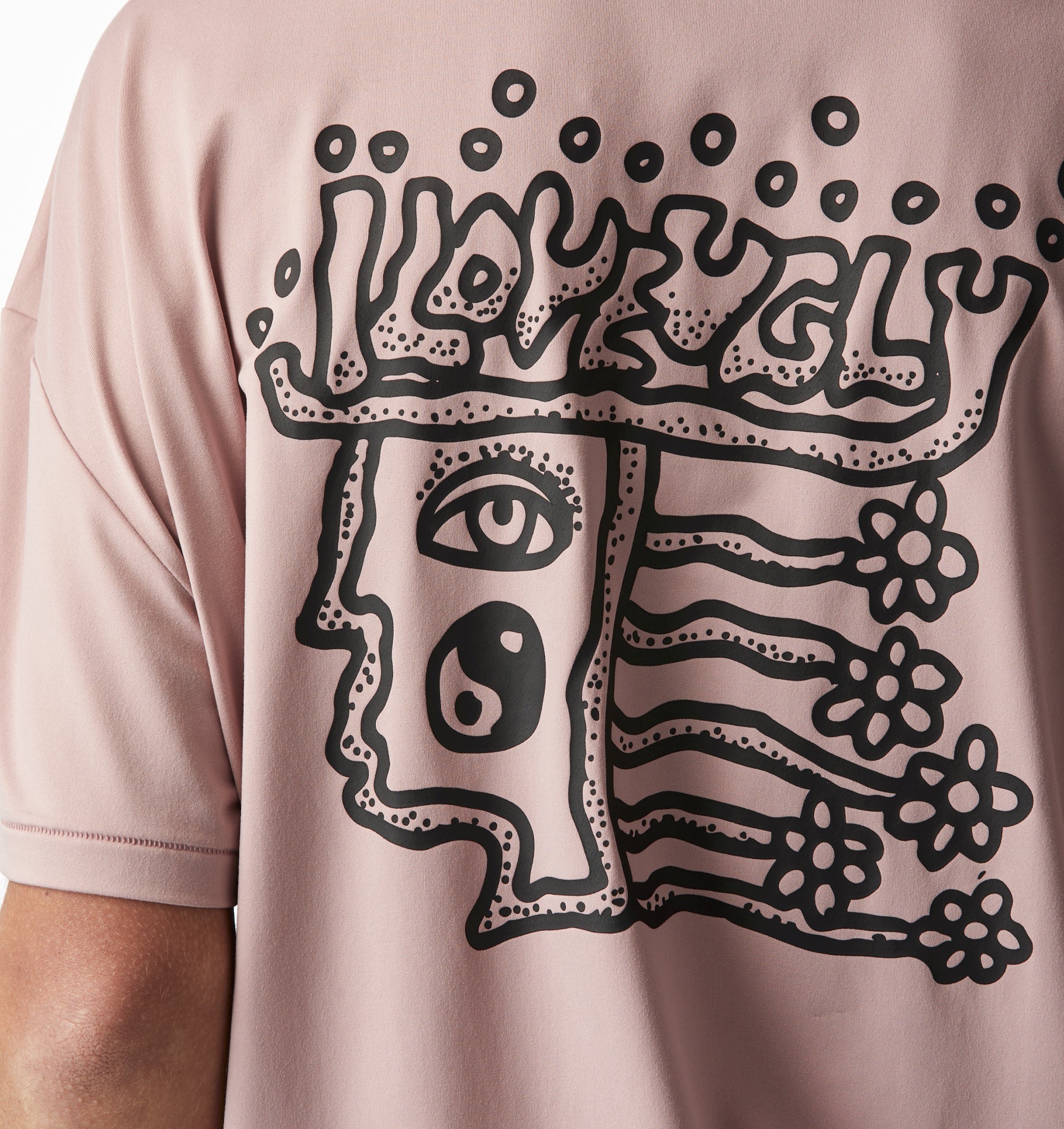 Rebelyuth Active Crop Tee - Dusky Pink