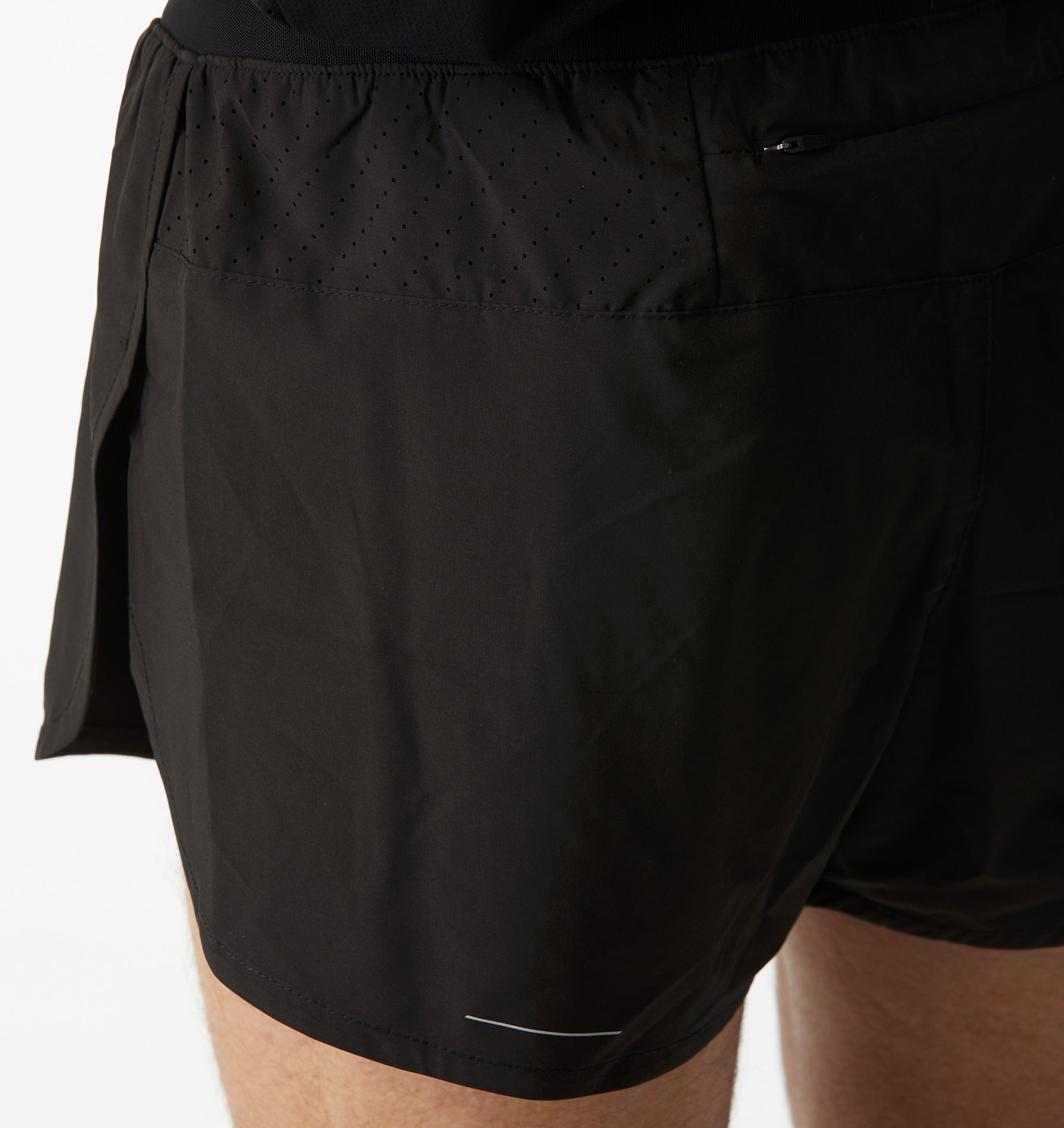 Active 3 Inch Split Short - Black