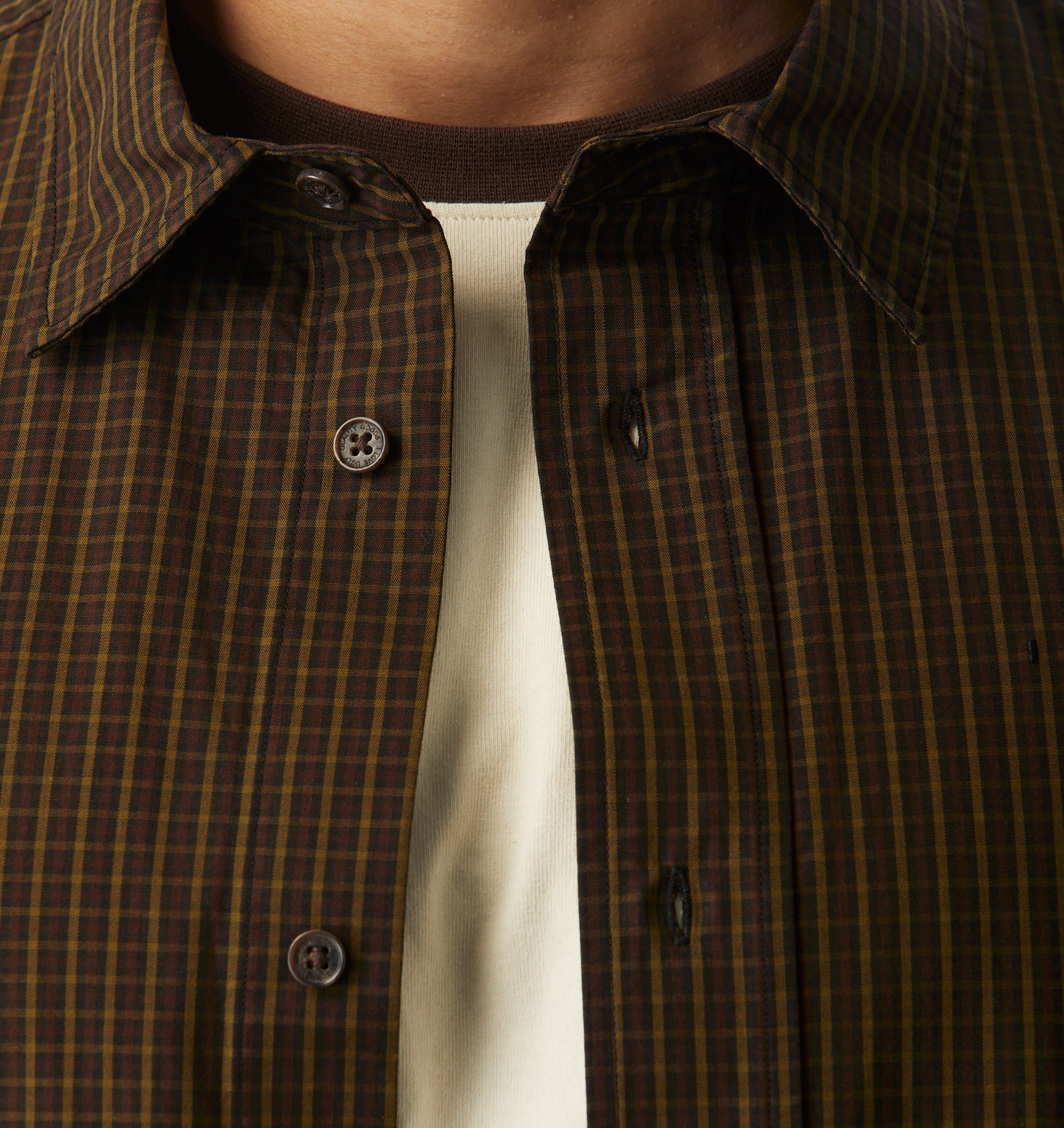 Kai SS Shirt - Brown Check