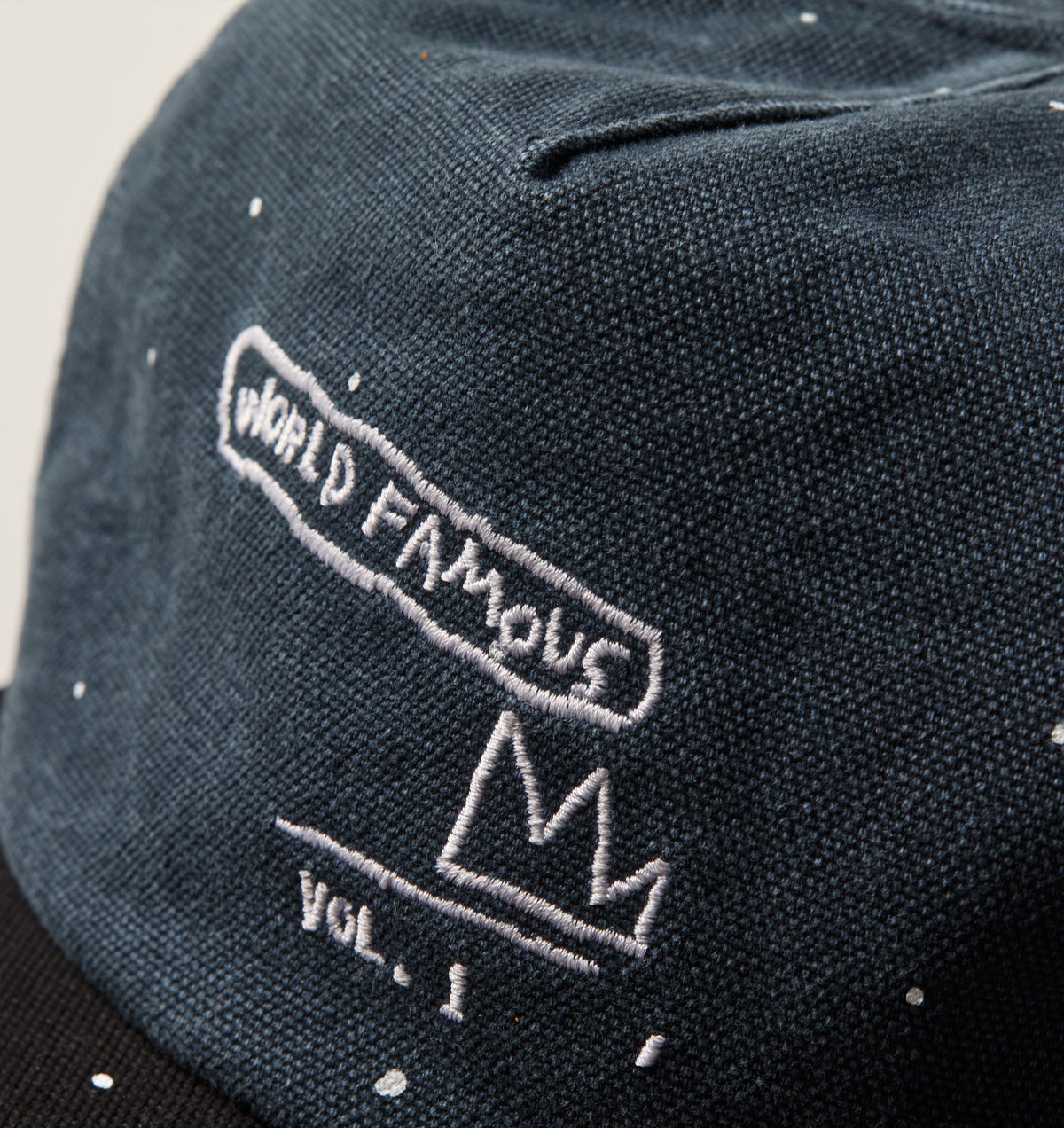 Basquiat Painter Ryder Cap - Steel Blue/Black