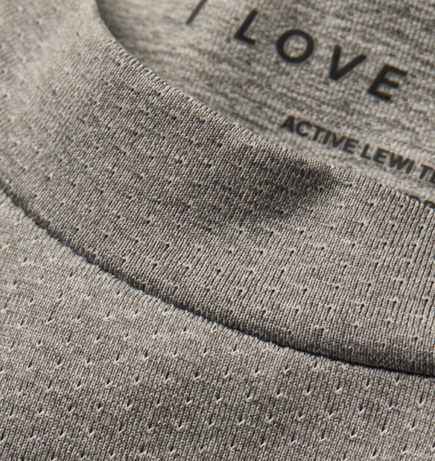 Active Crop Tee - Grey Marl