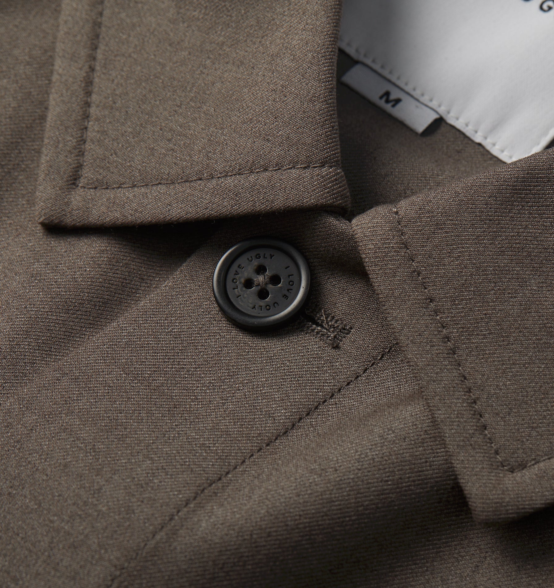 Tailored Overshirt - Mushroom