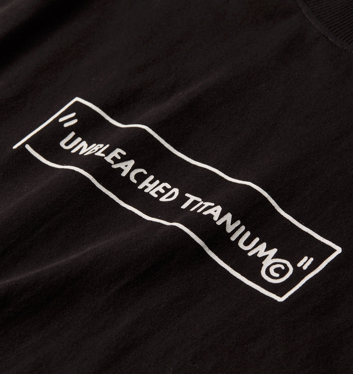 Basquiat Unbleached Box Tee 2.0 - Black