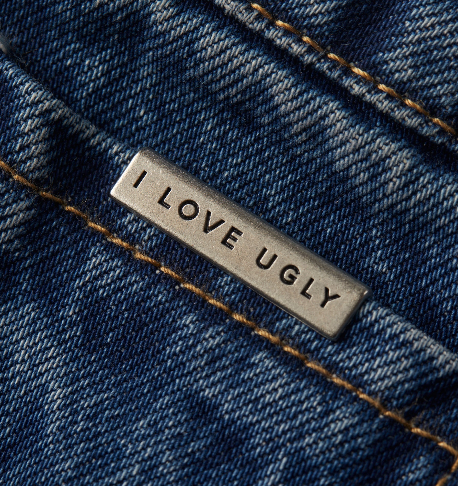 Cropped 90s Denim in True Blue | I Love Ugly US