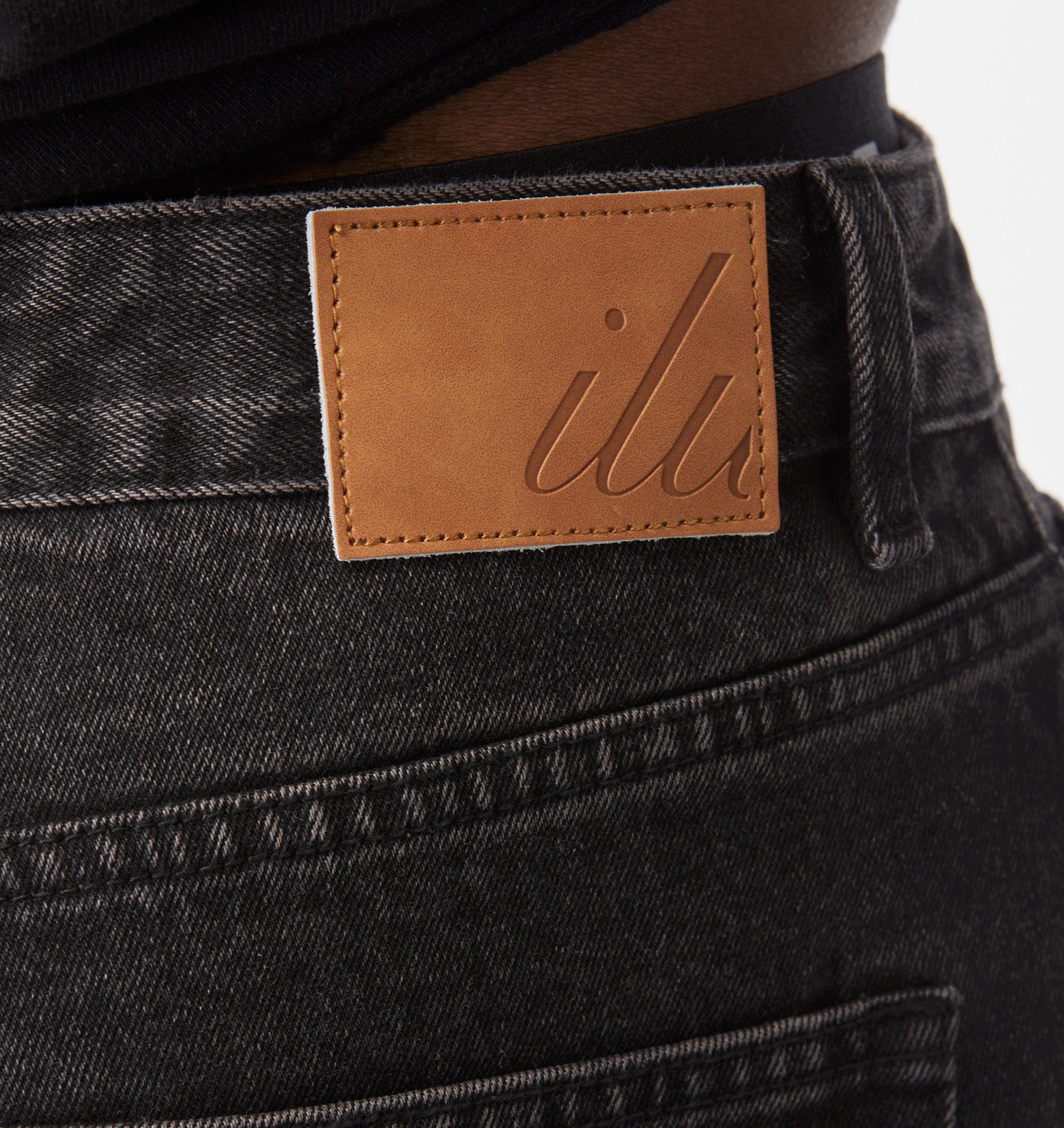 Samson Cropped Denim - Washed Black