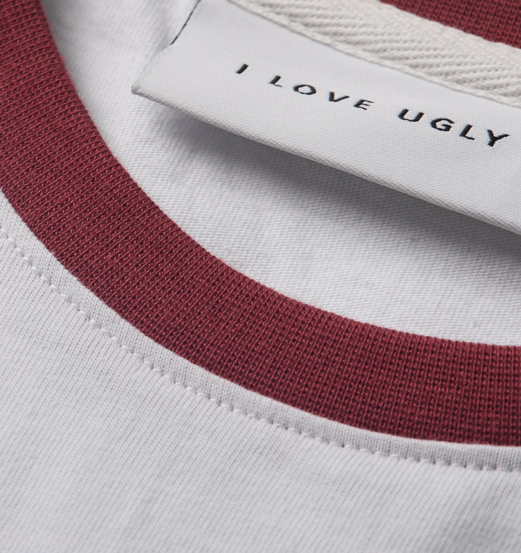 Patch Ringer Tee - White/Red