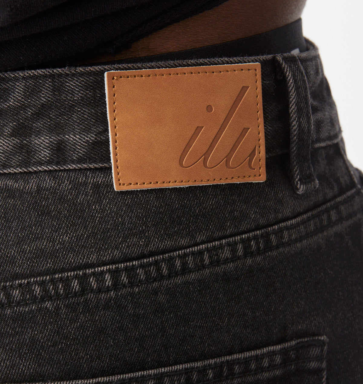 Samson Cropped Denim - Washed Black
