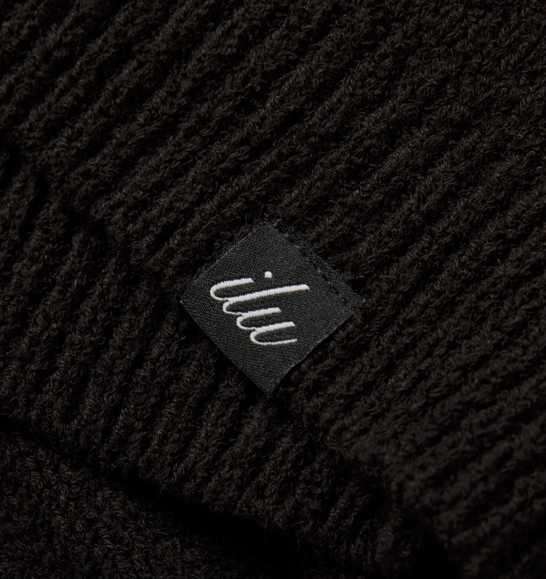 Clive Knit SS Polo - Black