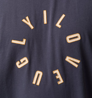 Hoop Logo Box Tee 2.0 - Indigo
