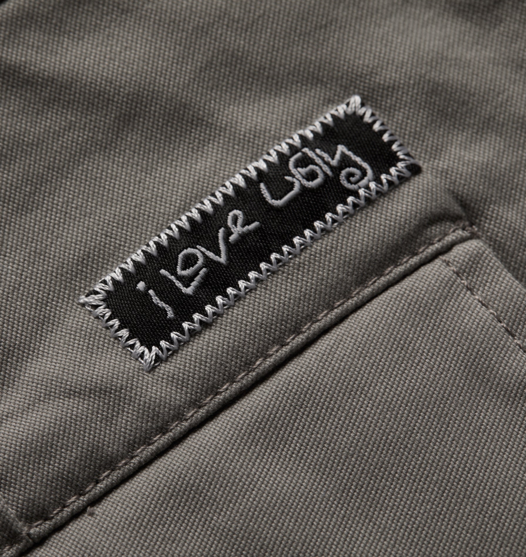 Barrel Leg Pant - Light Grey
