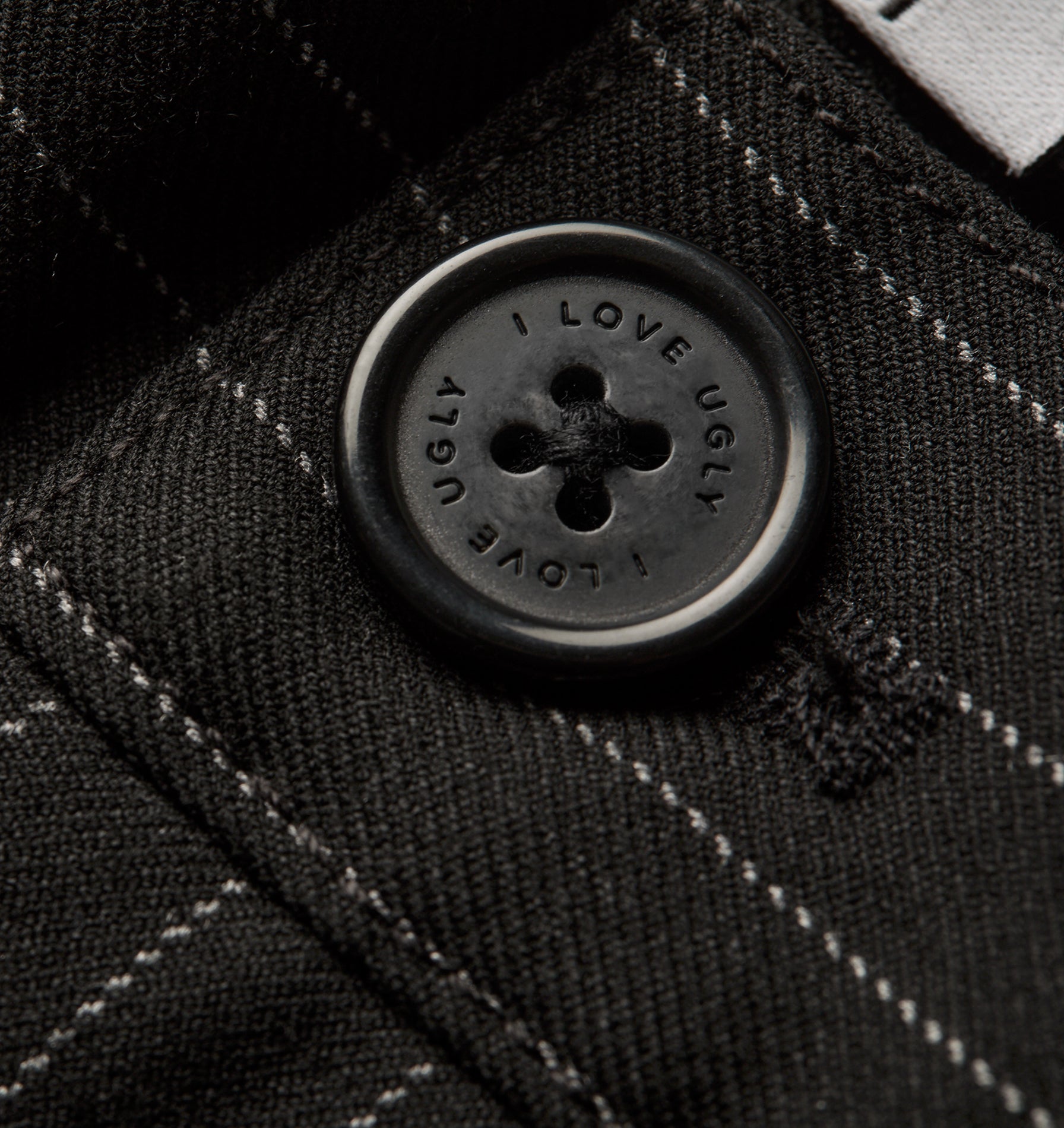 Alby Pleated Short - Black Pinstripe