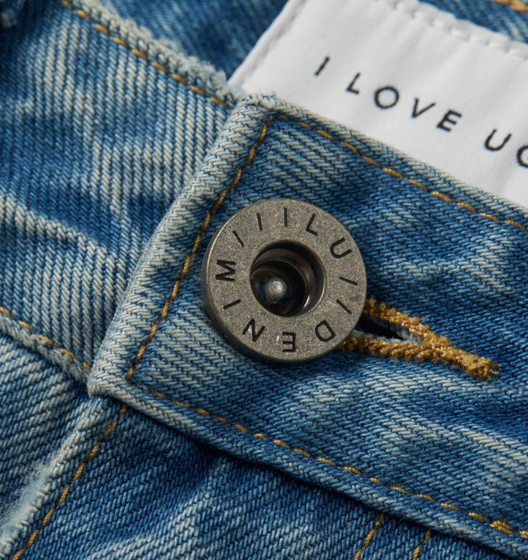 Distressed Cropped 90s Denim - Vintage Blue