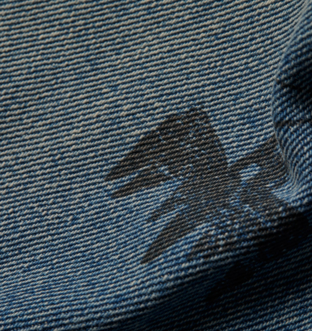 Basquiat Scribble Edgar Wide Denim - Vintage Blue