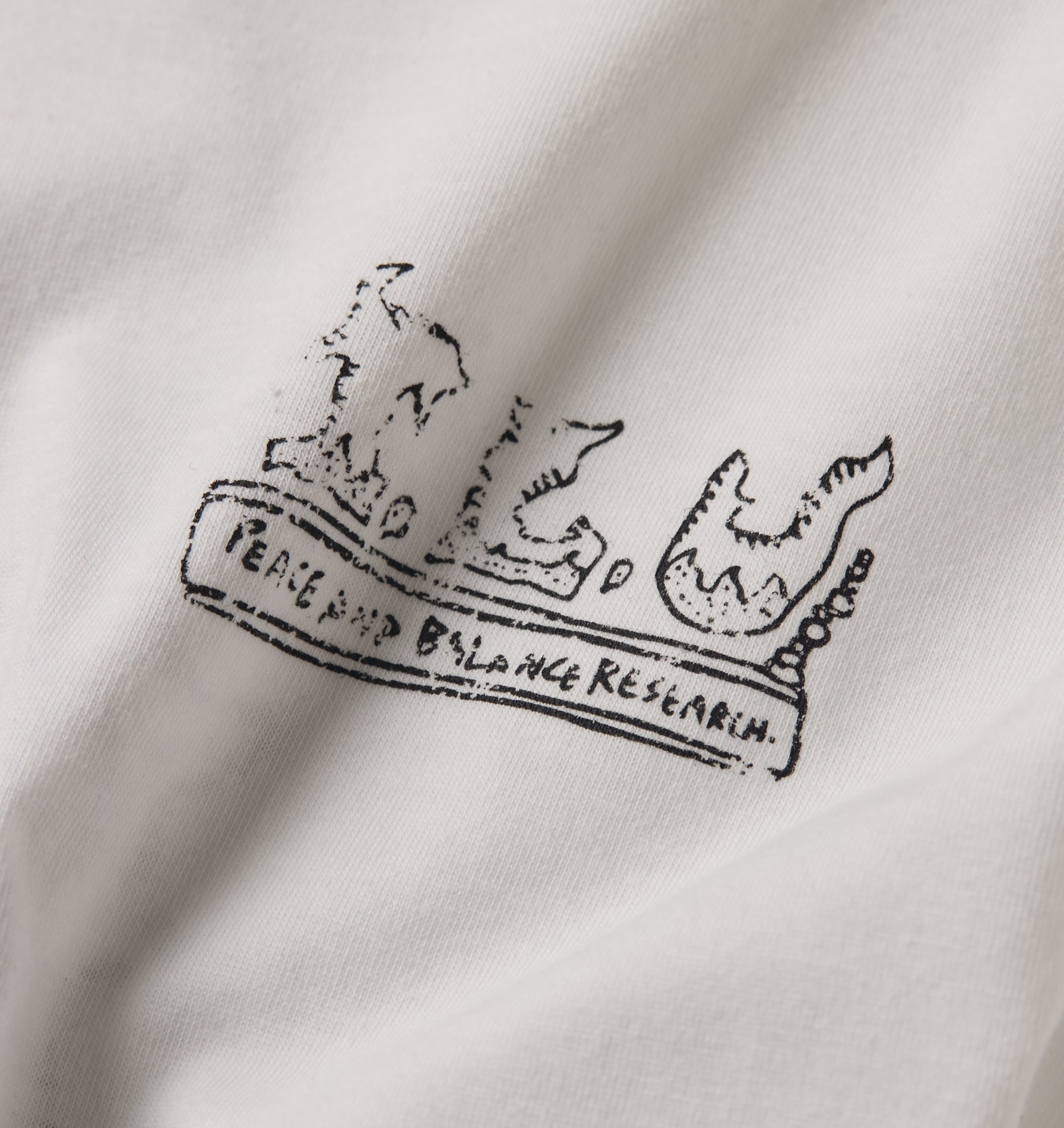 Peace Active Box Tee - Vintage White