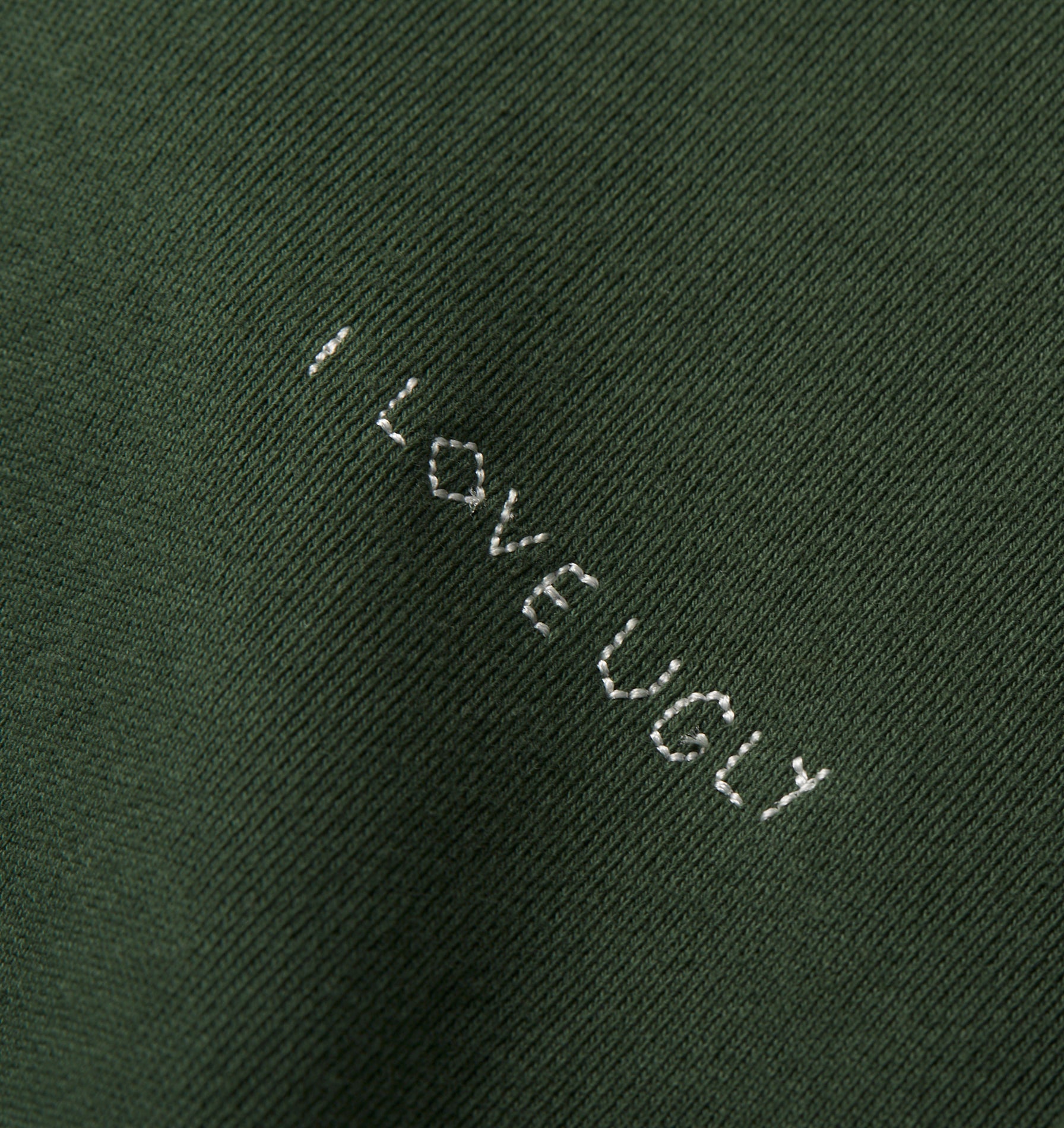 Blanket Stitch Box Hood 2.0 - Forest Green