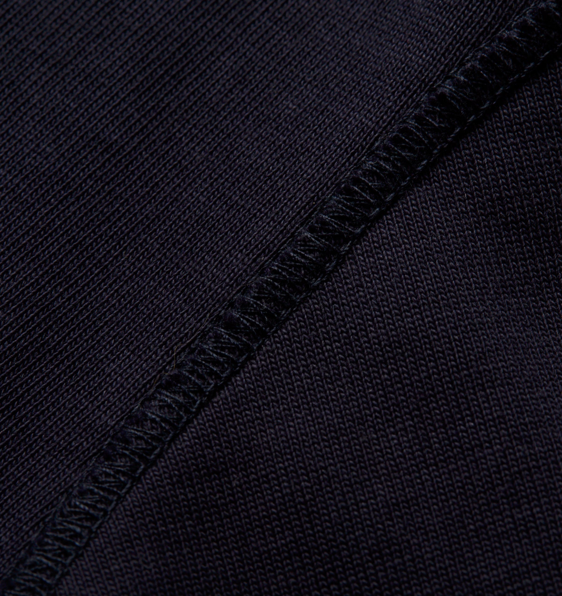 Crop Box Tee - Washed Navy