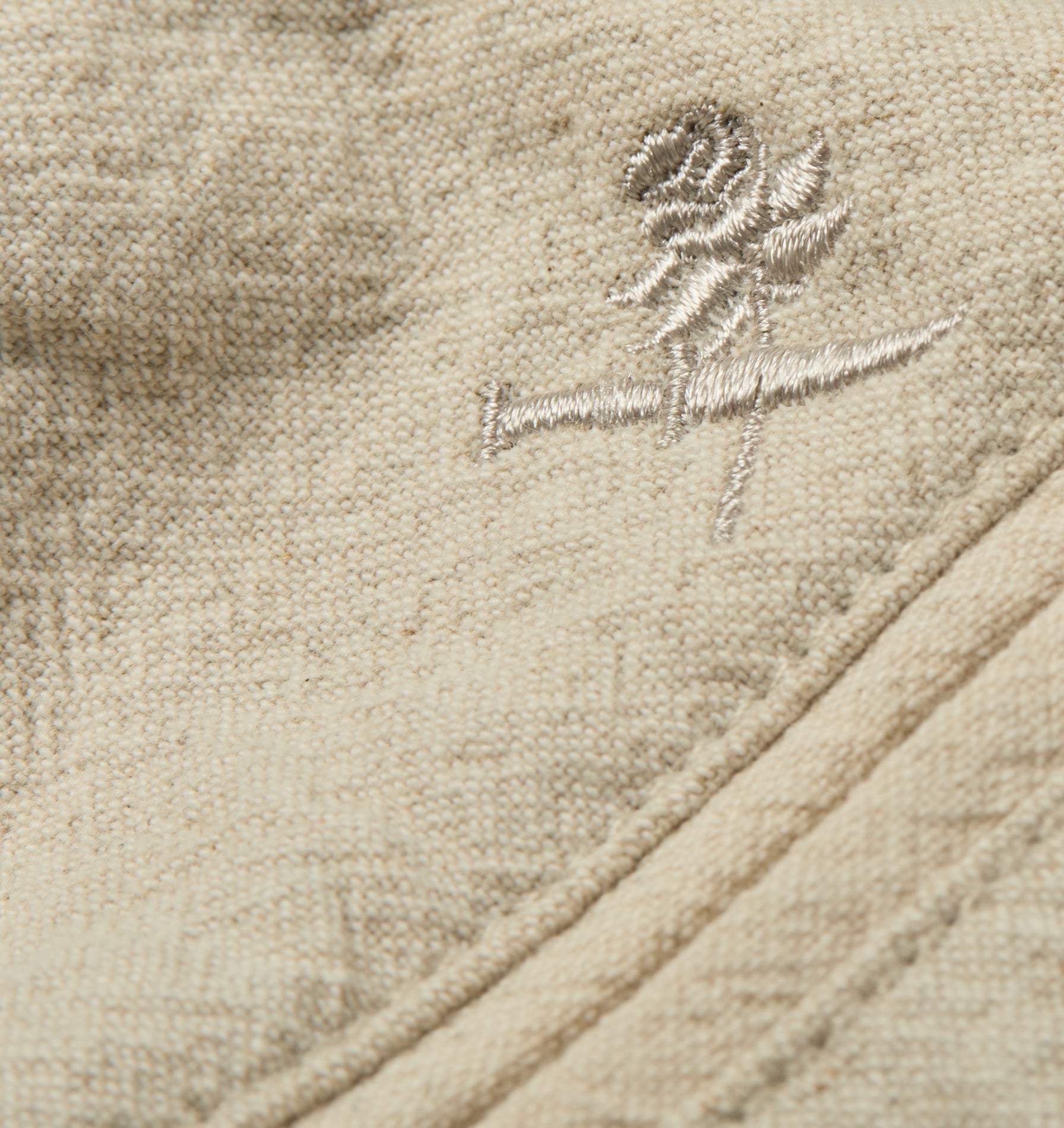 Linen Albert Pleated Pant - Bone